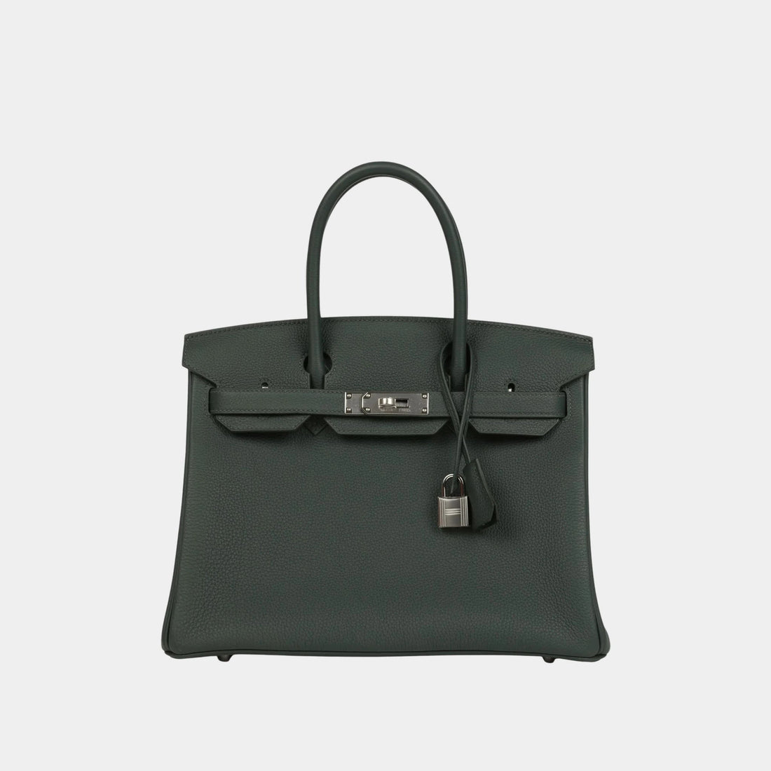 Hermes Birkin 30 Togo Vert Mangrove PHW, Front
