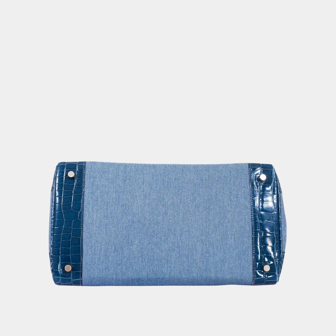 Hermes Birkin 35 Porosus Crocodile & Denim Blue Roi PHW