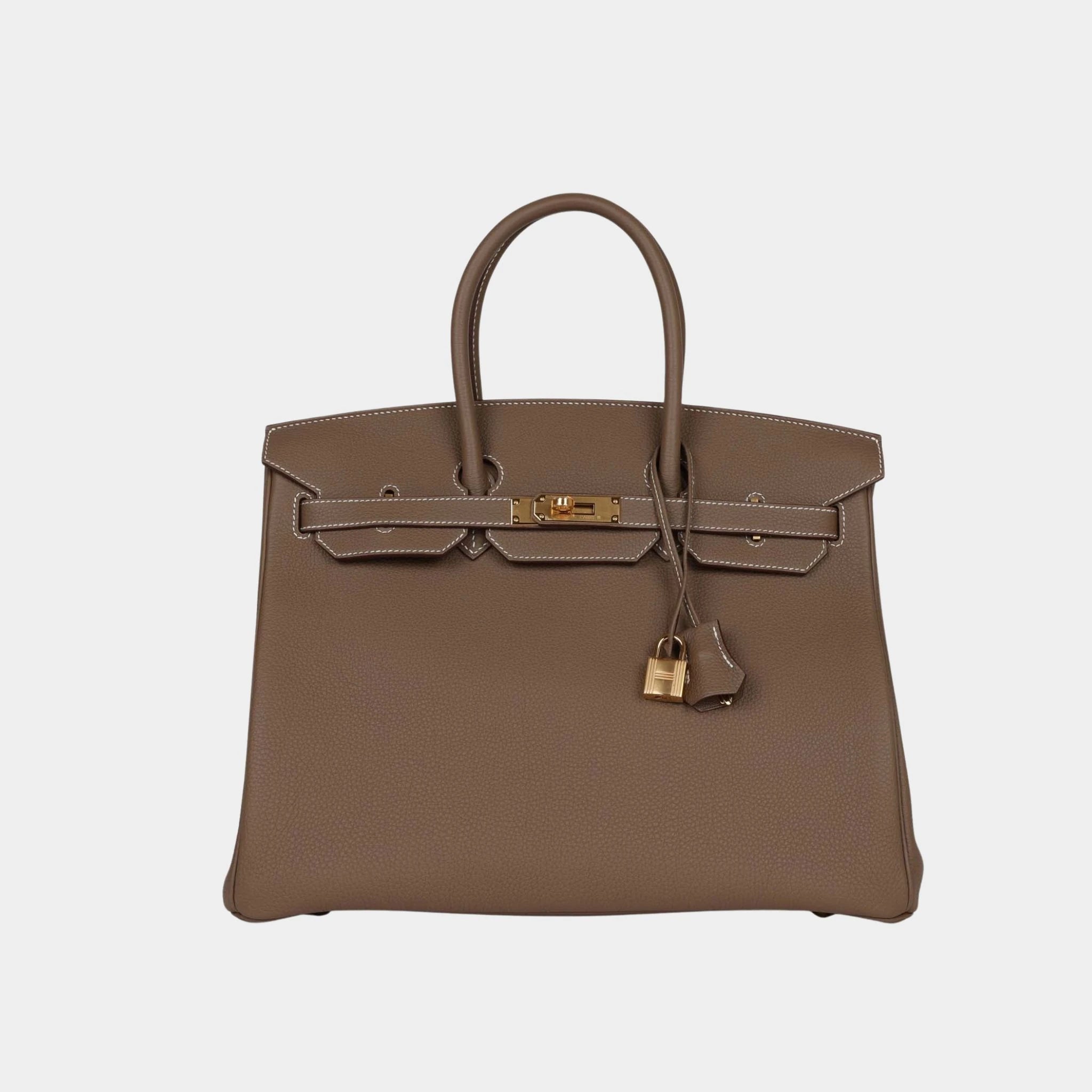 Birkin 35 Togo Etoupe GHW