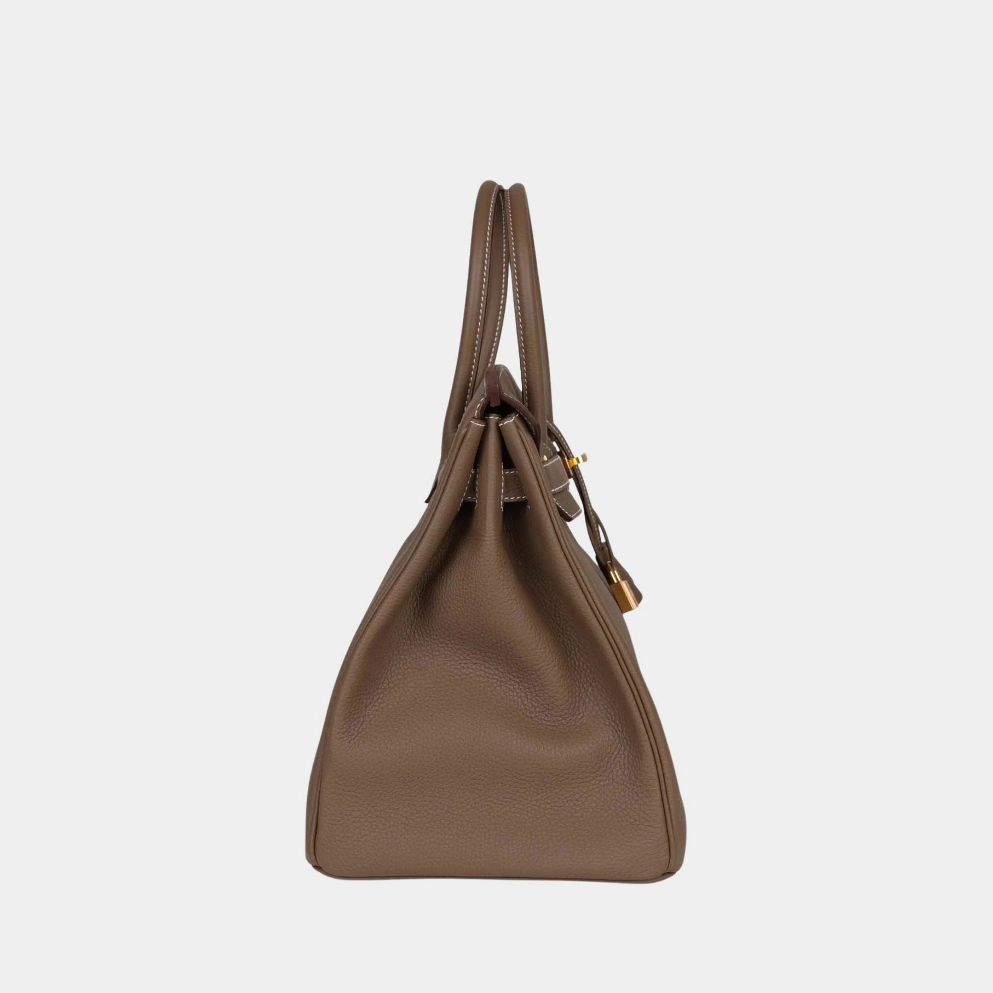 Birkin 35 Togo Etoupe GHW