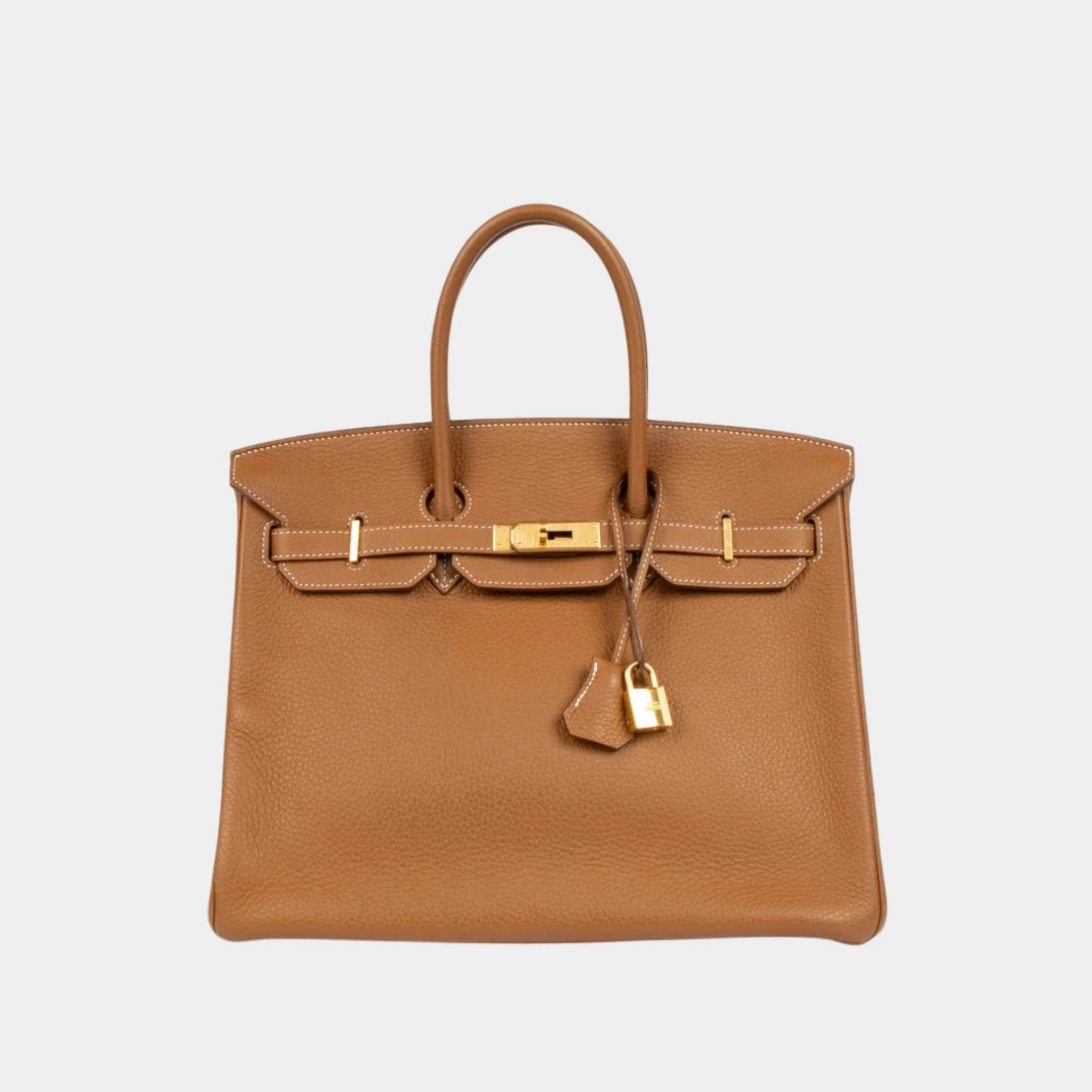 Hermes Birkin 35 Togo Gold GHW