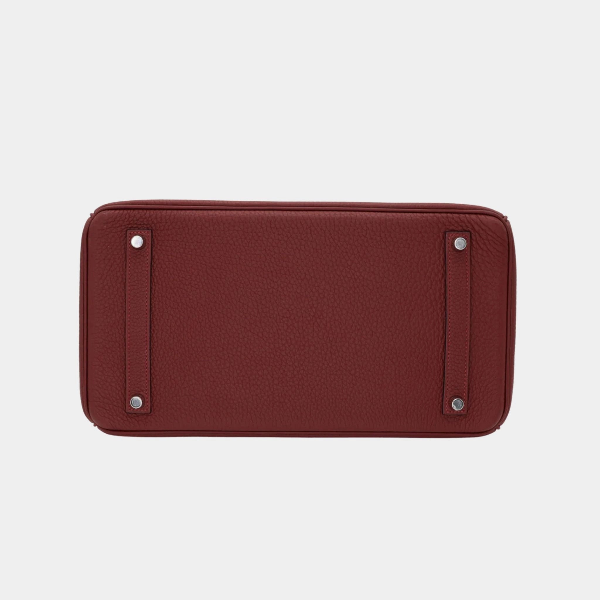 Hermes Birkin 35 Togo Rouge H PHW, Bottom
