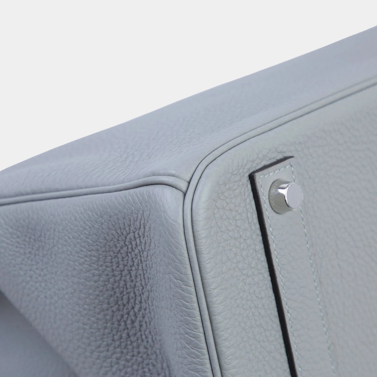 Hermes Birkin 40 Togo Gris Mouette PHW, Side