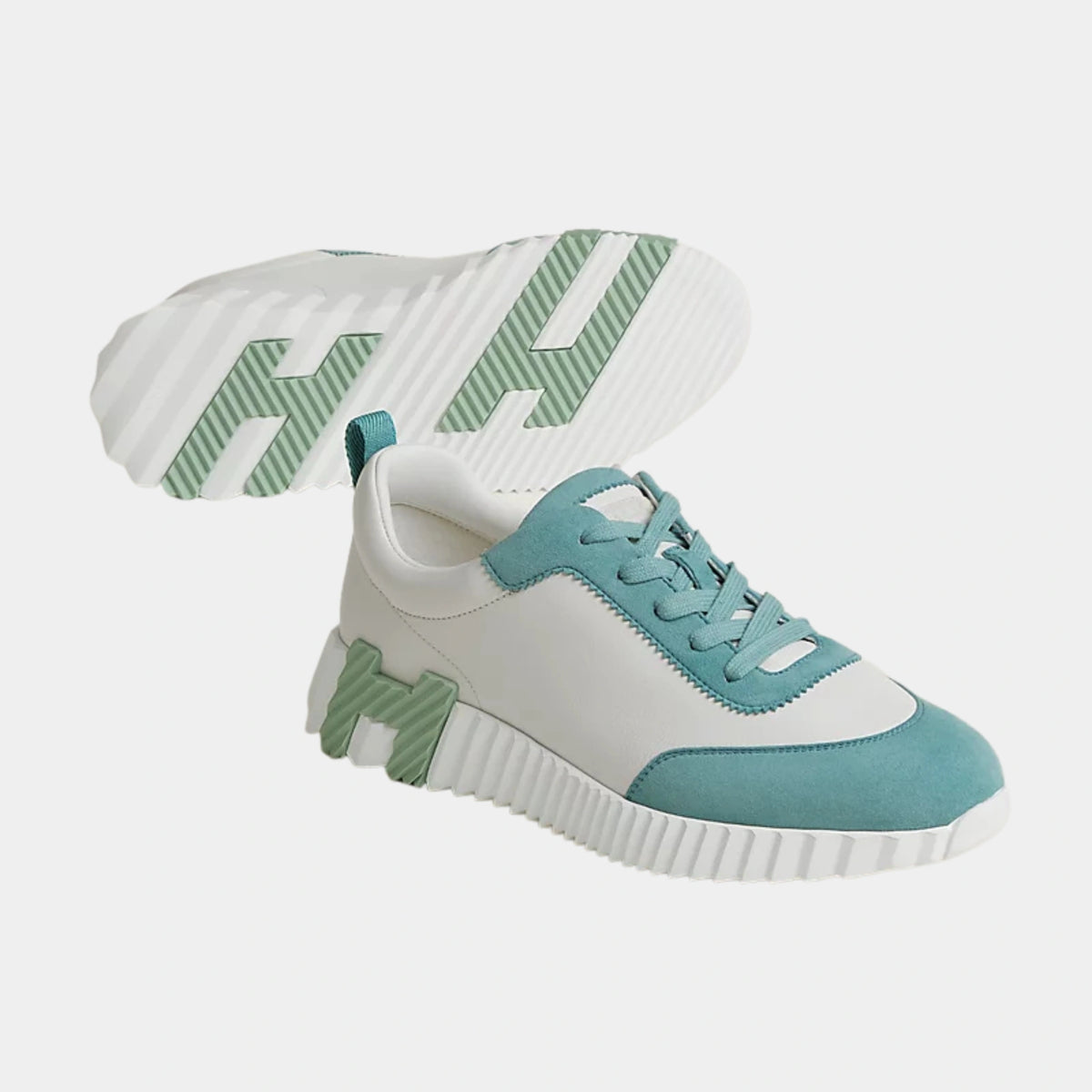 Bouncing Sneaker Calfskin and Suede Women