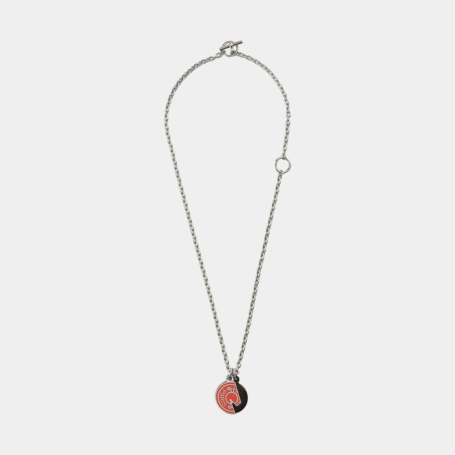 Hermes Carrousel Necklace, Orange Field, Full View