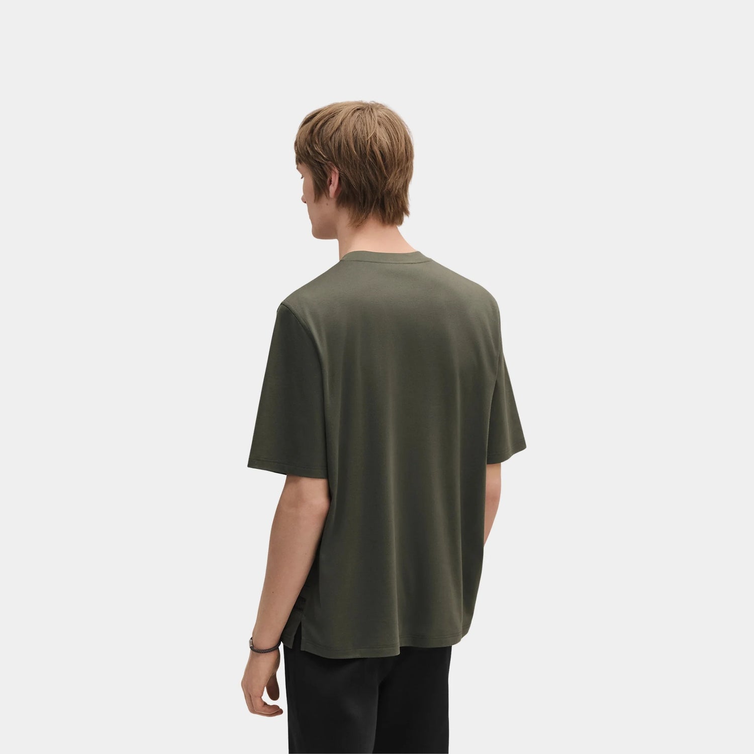 Hermes Cavalcadour Griffonne Embroidered T-Shirt, Bronze, Back