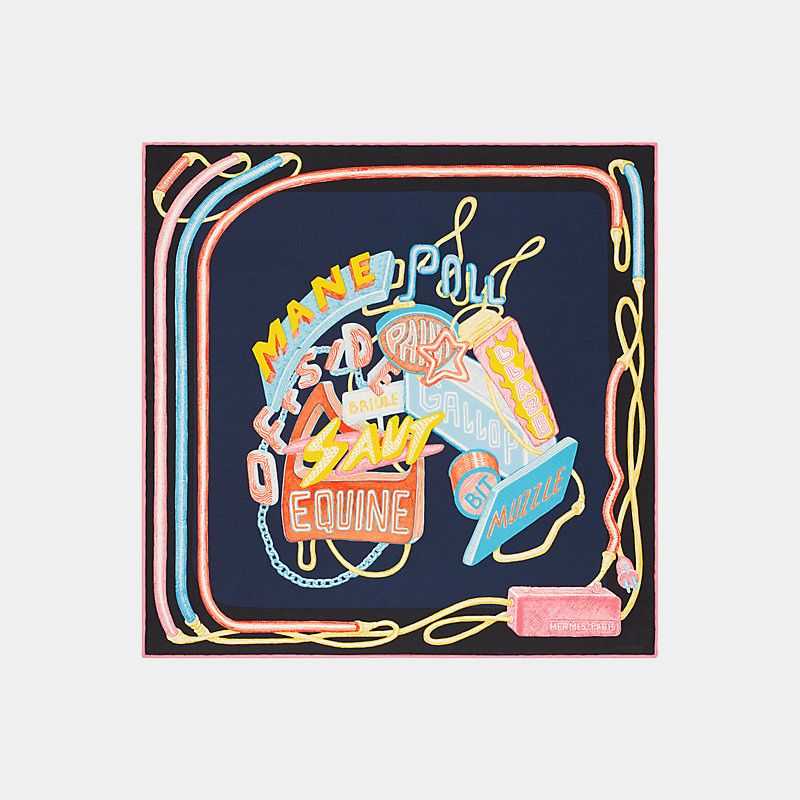 Hermes Chevaloscope Neon scarf 45 – SANDS