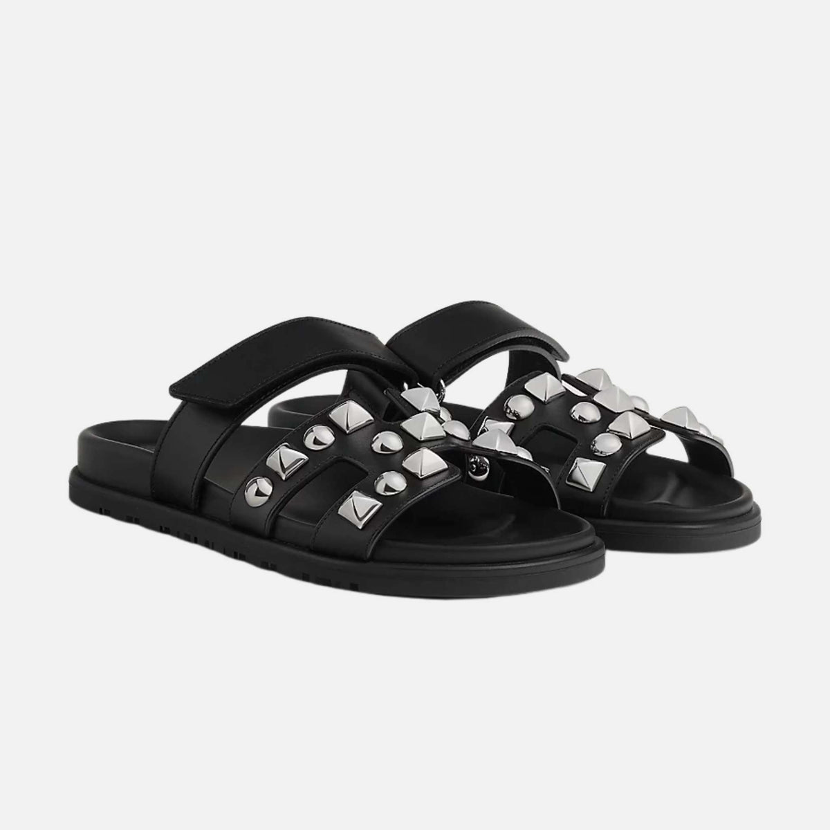 Chypre Sandal Calfskin With Medor Studs Women