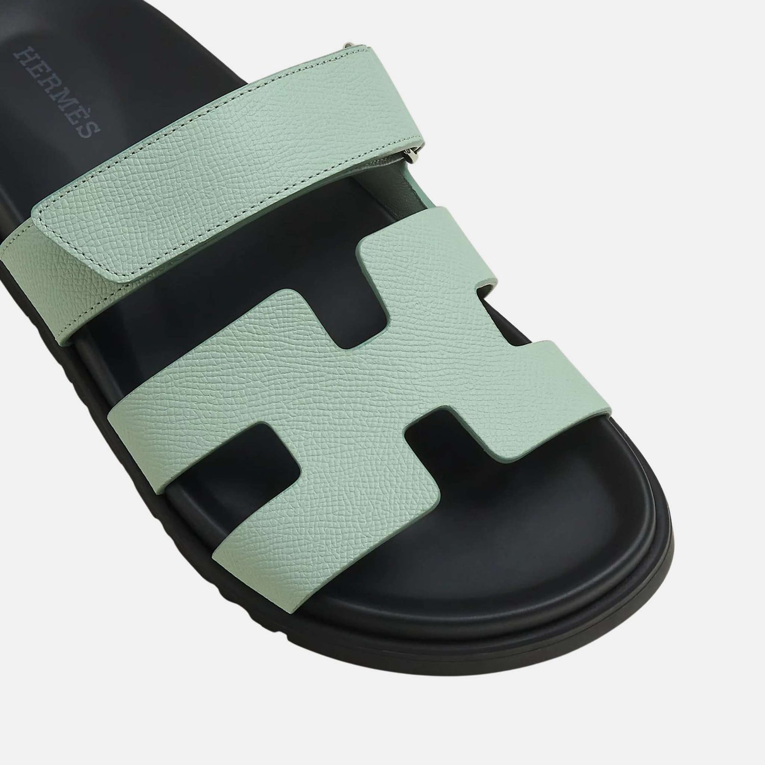 Hermes Chypre Sandal Epsom, Vert Jade, Top