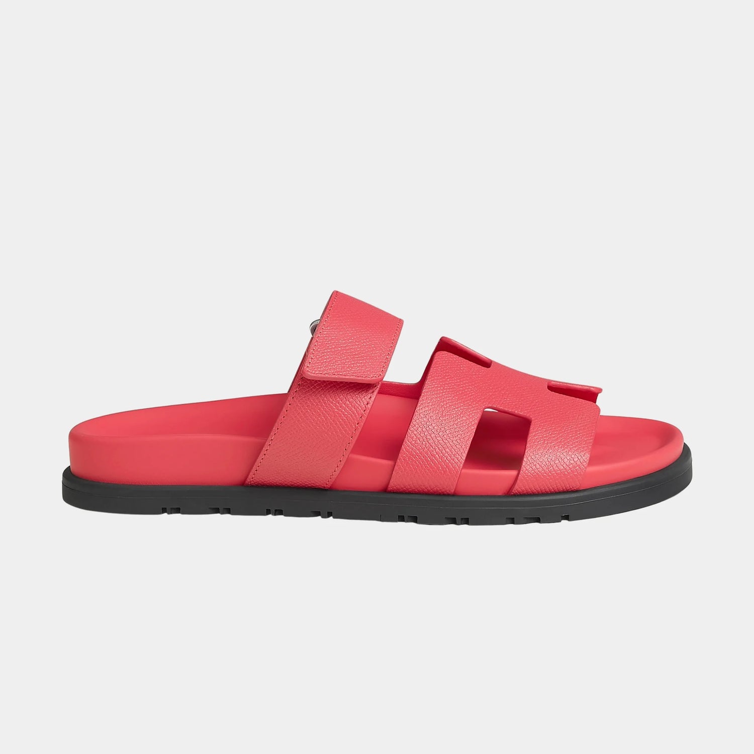 Hermes Chypre Sandal Epsom Women, Rose Grenade, Side