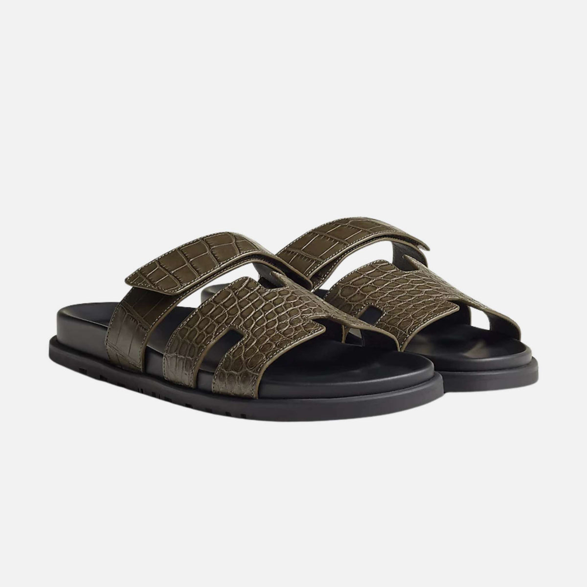 Chypre Sandal Matte Mississippiensis Alligator Men
