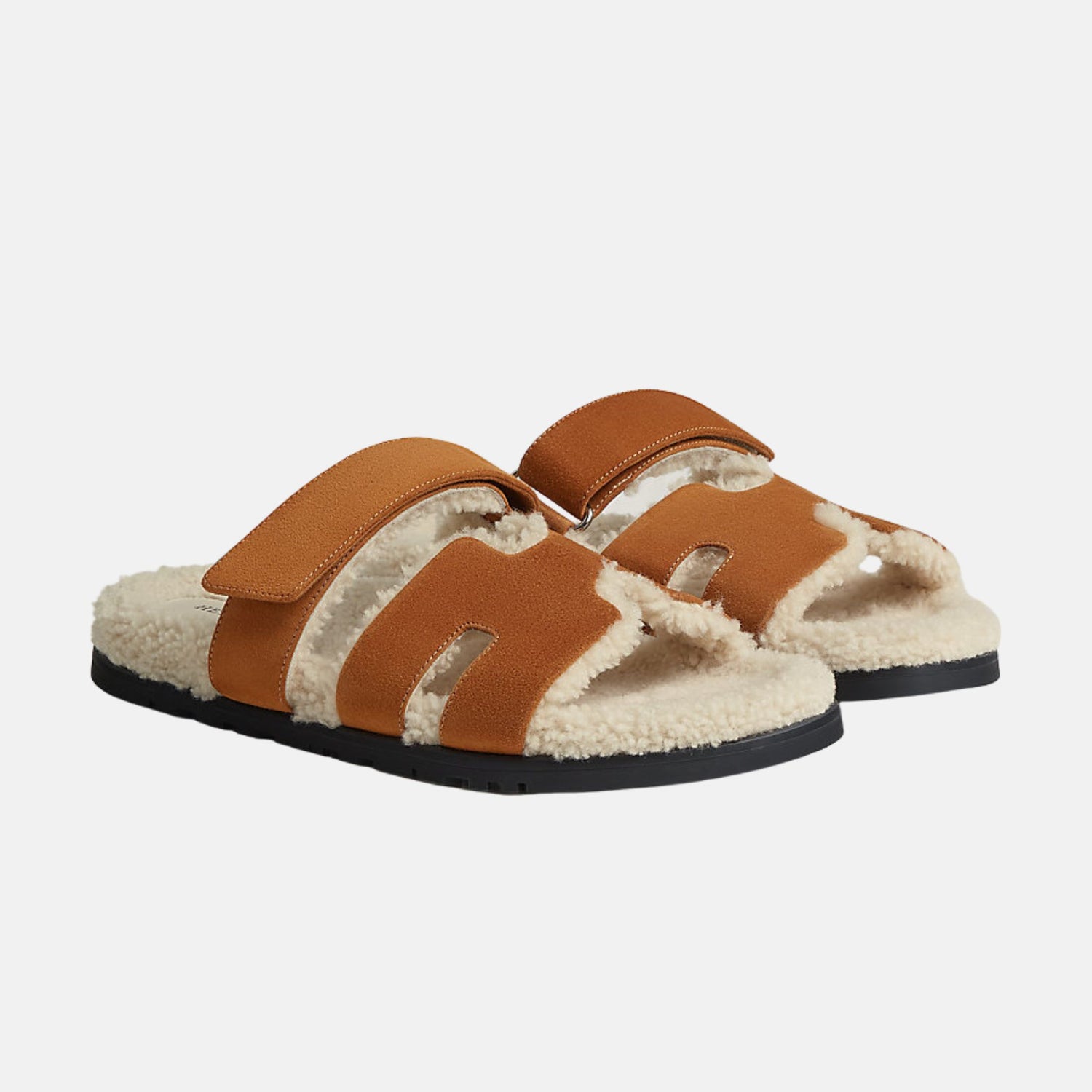 Chypre Sandal Suede Goatskin With Shearling Lininig