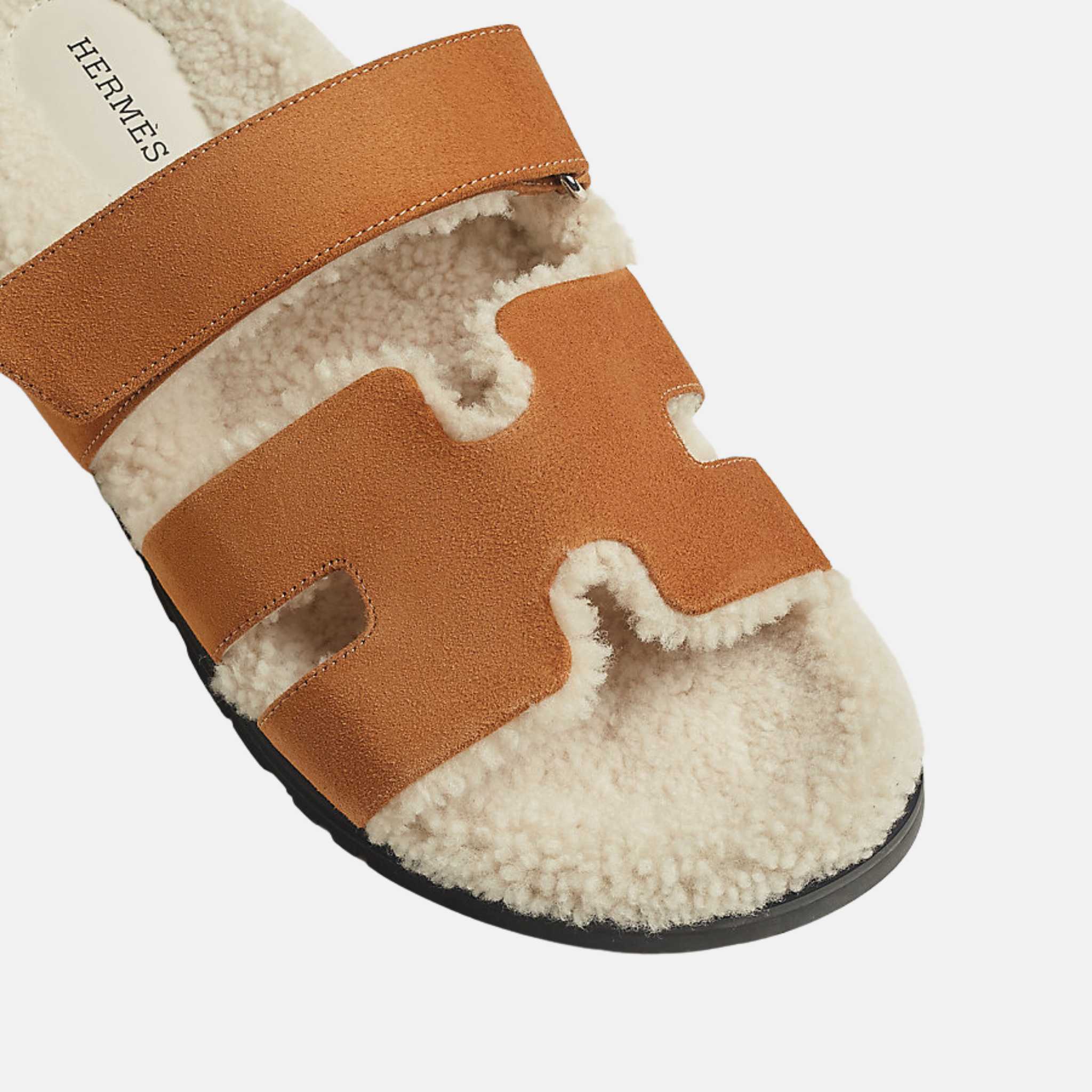 Chypre Sandal Suede Goatskin With Shearling Lininig