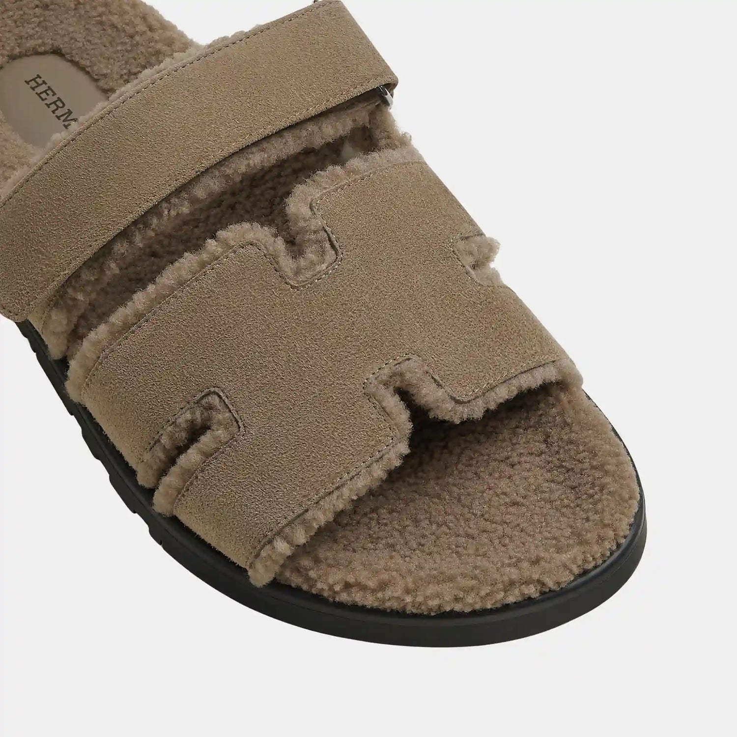 Chypre Sandal Suede Goatskin With Shearling Lining