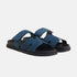 Hermes Chypre Sandals Suede Goatskin, Bleu Turquin, Front