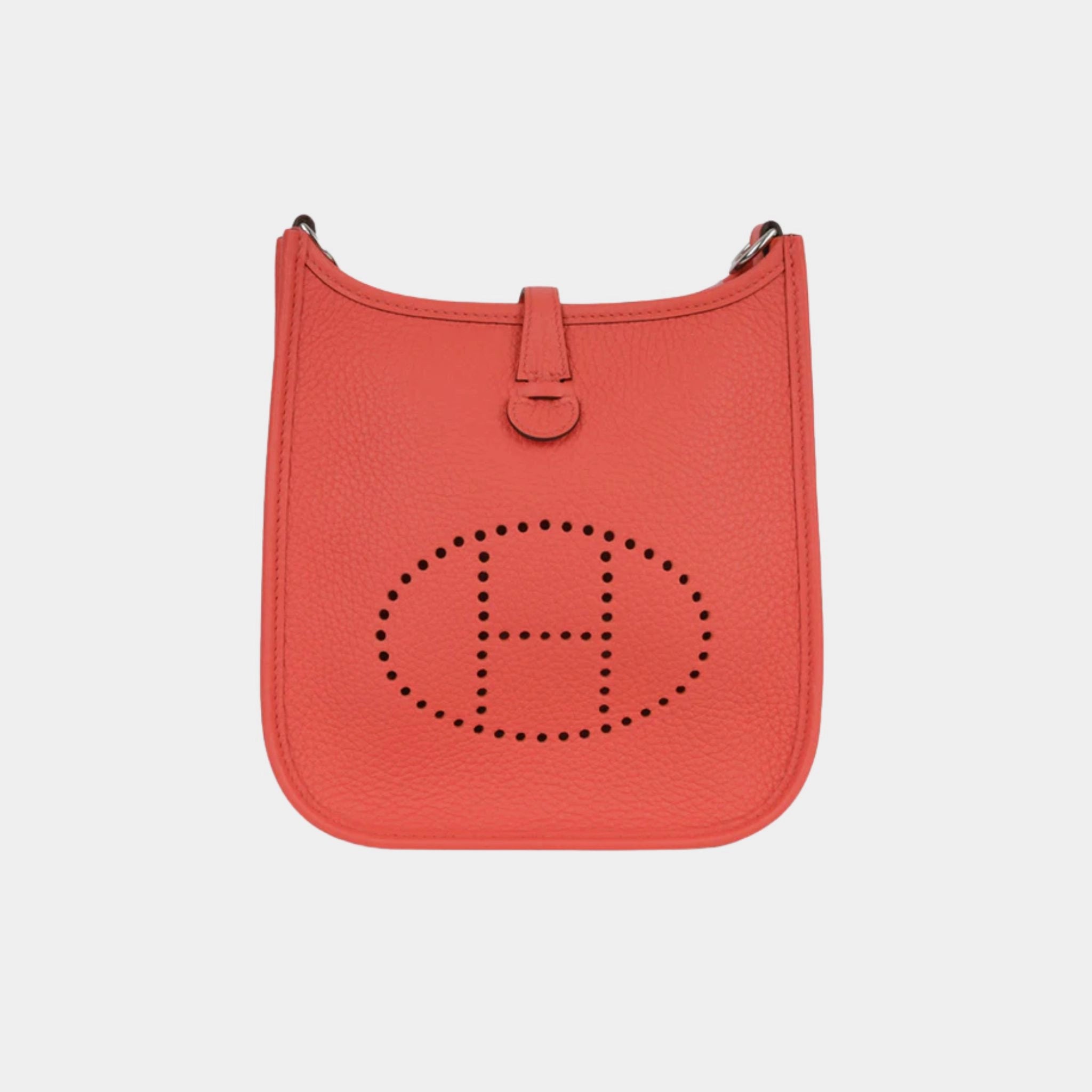 Hermes Evelyne 16 Clemence Rose Texas PHW, Front 