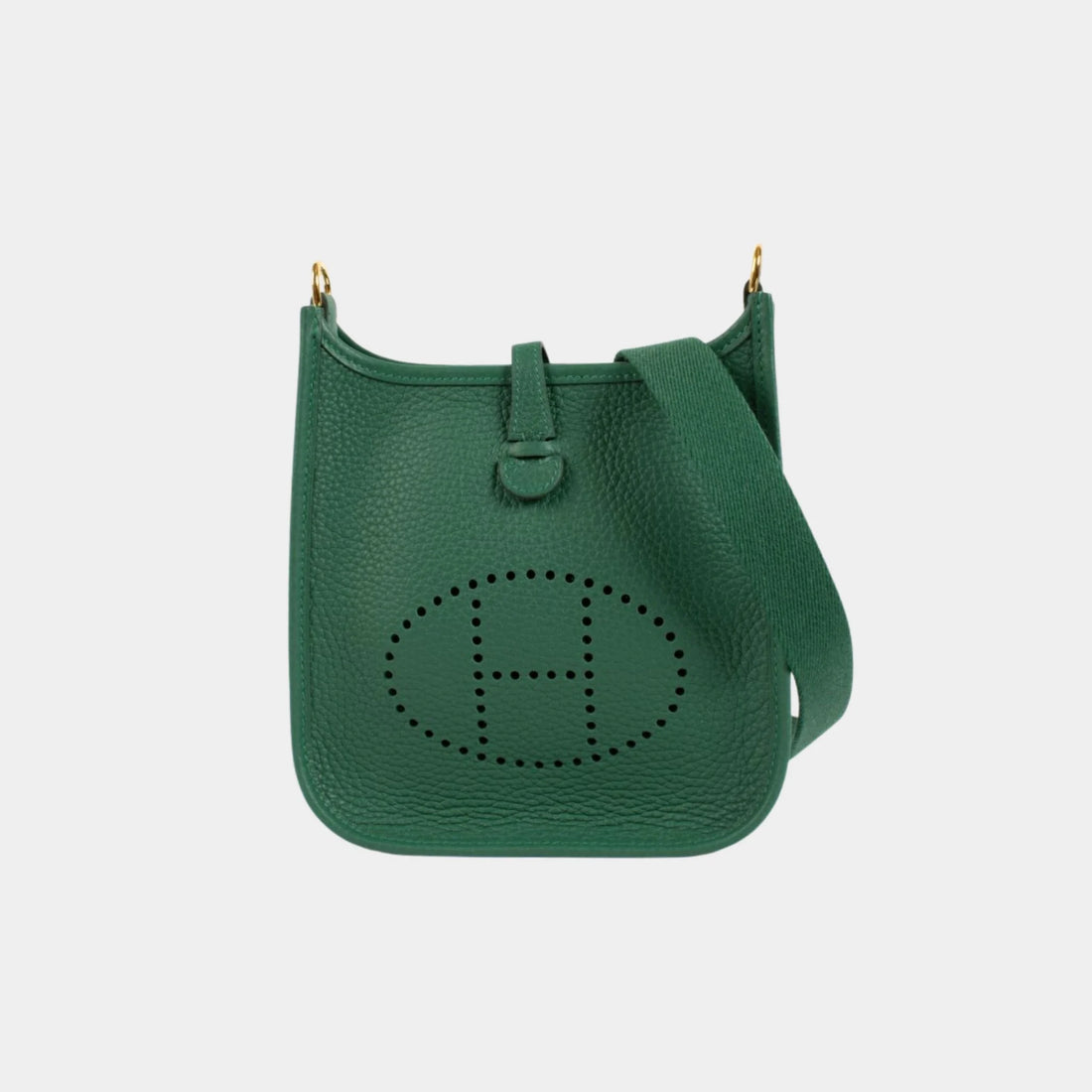 Hermes Evelyne 16 Clemence Vert Moyen GHW, Front
