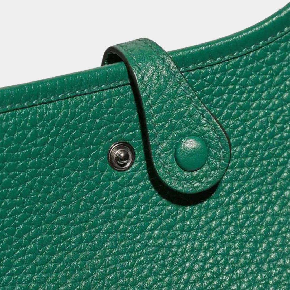 Hermes Evelyne 16 Clemence Vert Vertigo PHW, Closeup