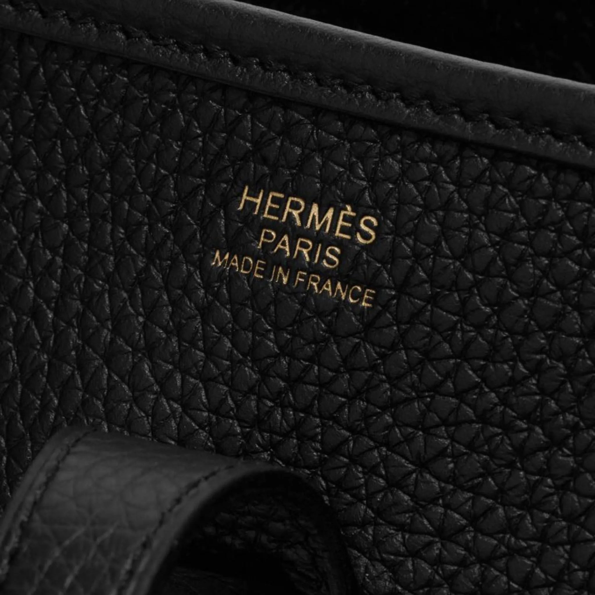Hermes Evelyne 29 Taurillon Clemence Black GHW