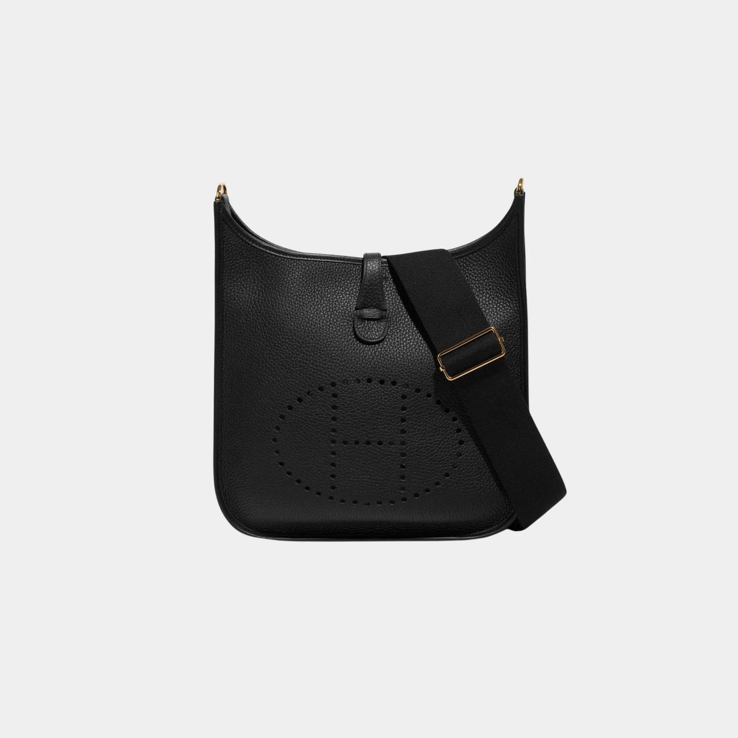Hermes Evelyne 29 Taurillon Clemence Black GHW