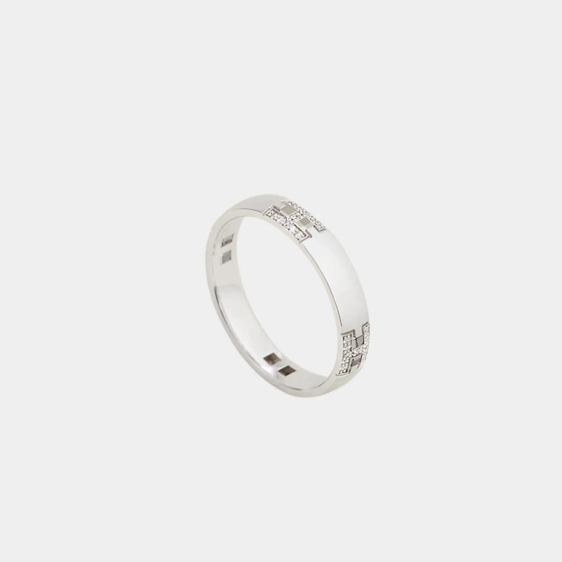 Hermes Ever Herakles Alliance White Gold - Diamond, Front