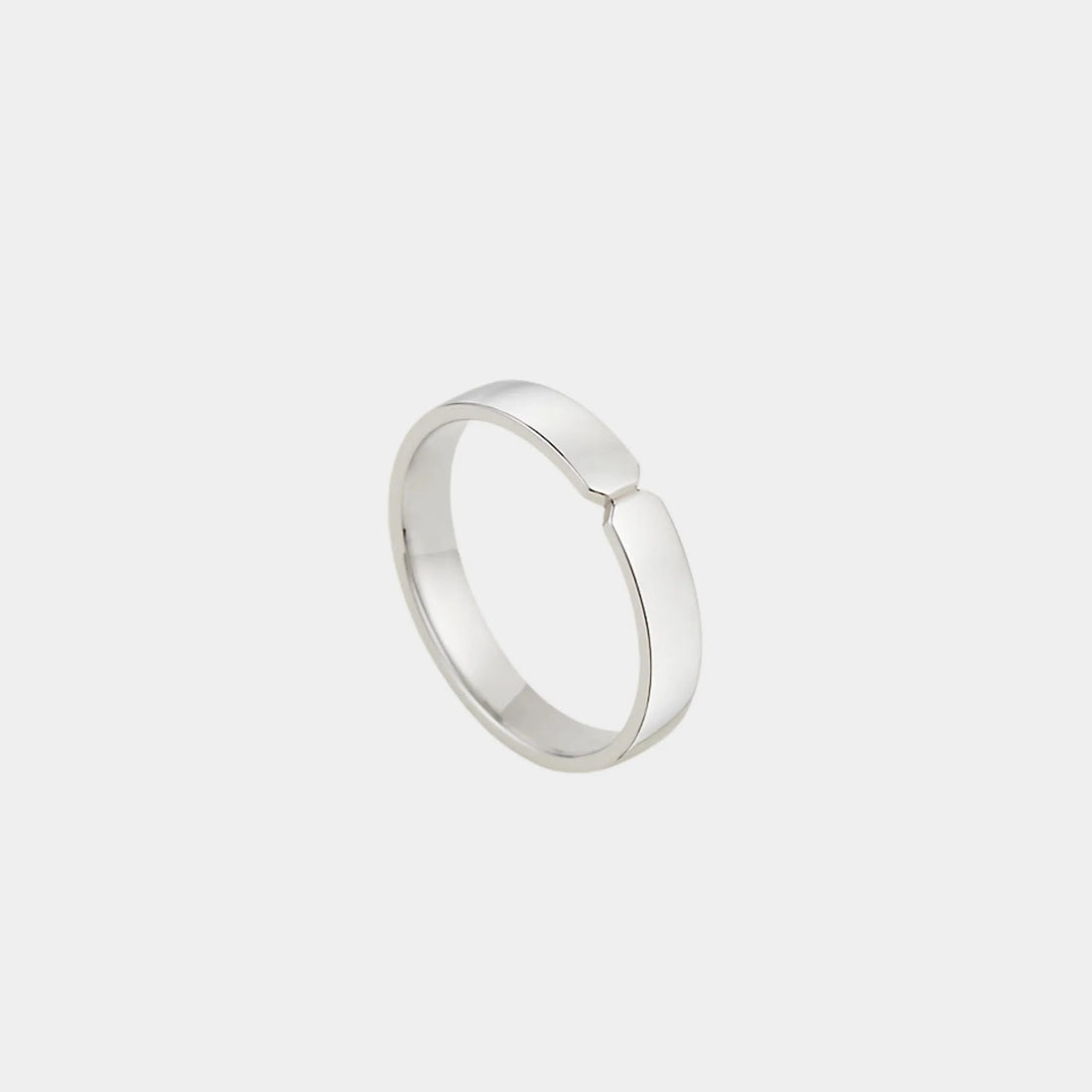 Hermes Ever Kelly Wedding Band Large Model Platinum 
