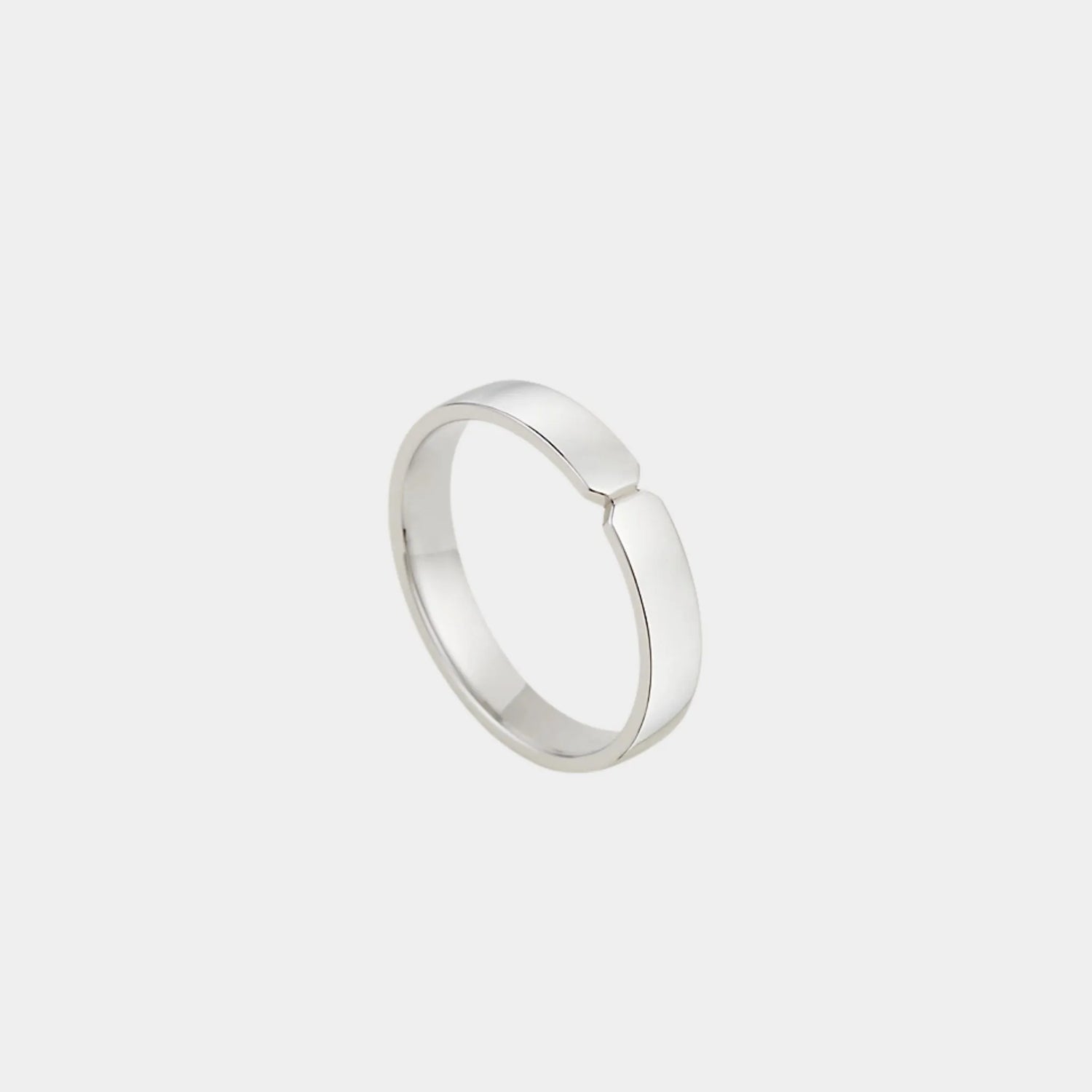 Hermes Ever Kelly Wedding Band Large Model Platinum 