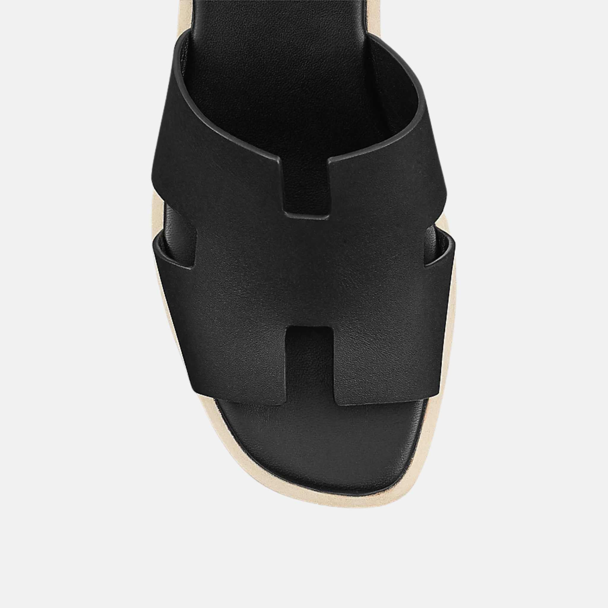 Hermes Eze 30 Sandal Black, Top