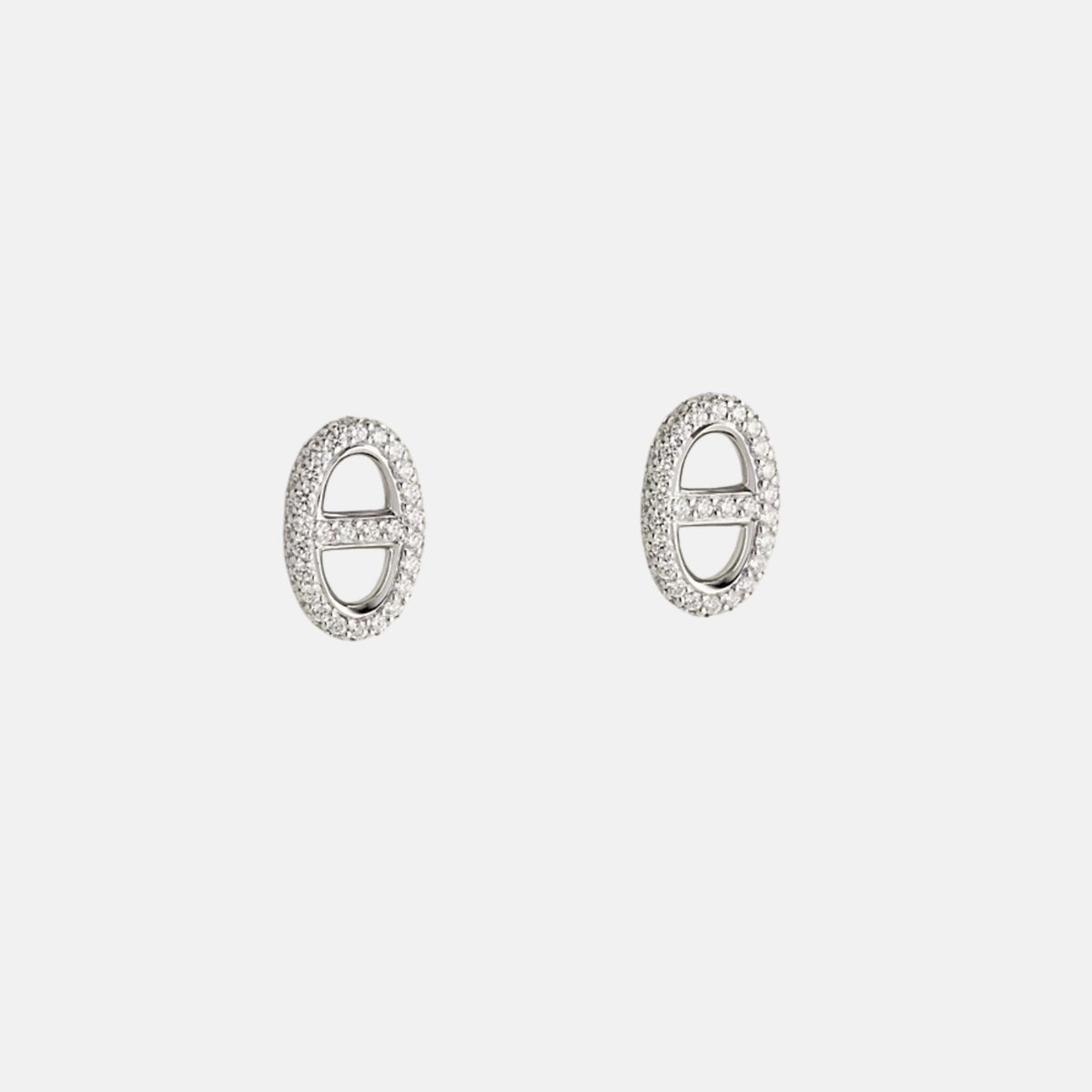 Farandole Earrings White Gold Diamonds