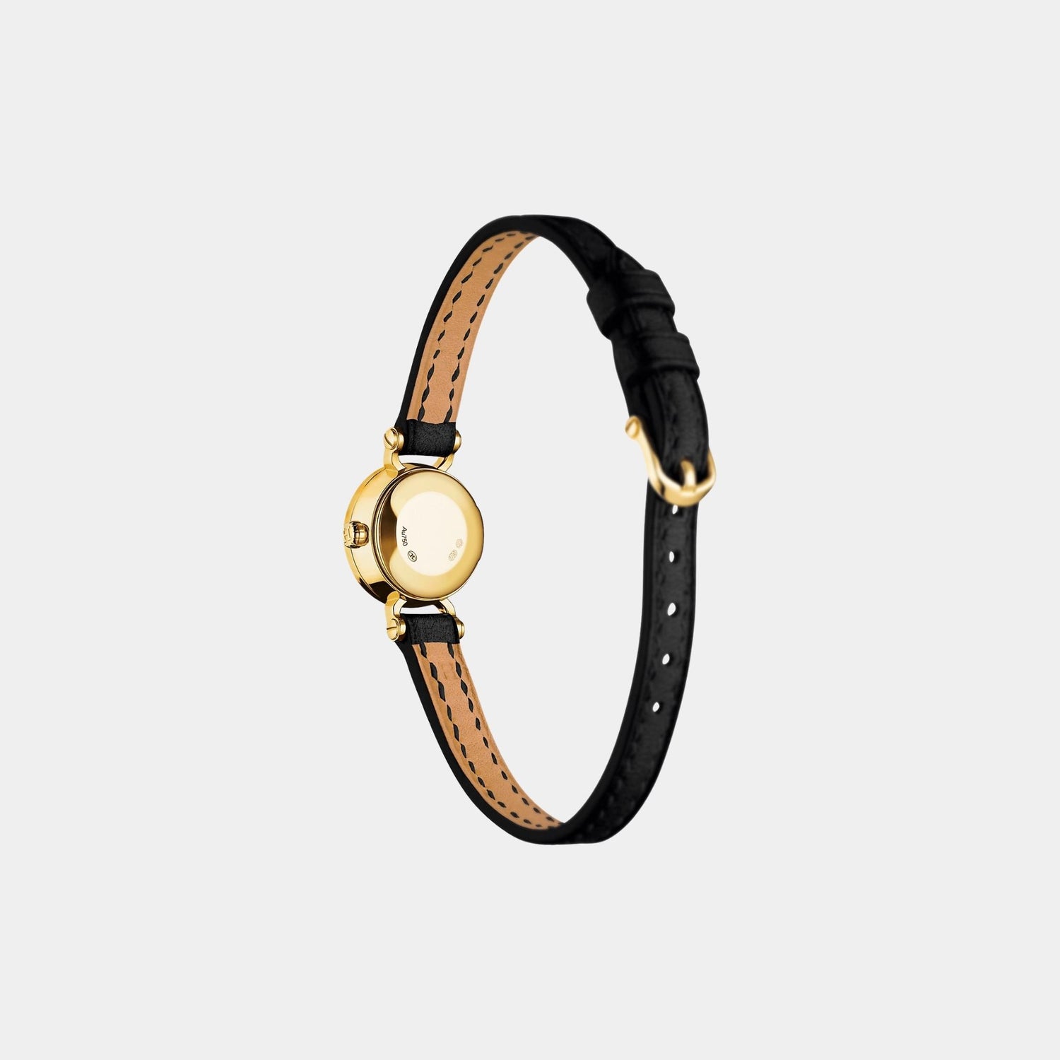 Hermes Faubourg Yellow Gold 15 mm Watch, Back