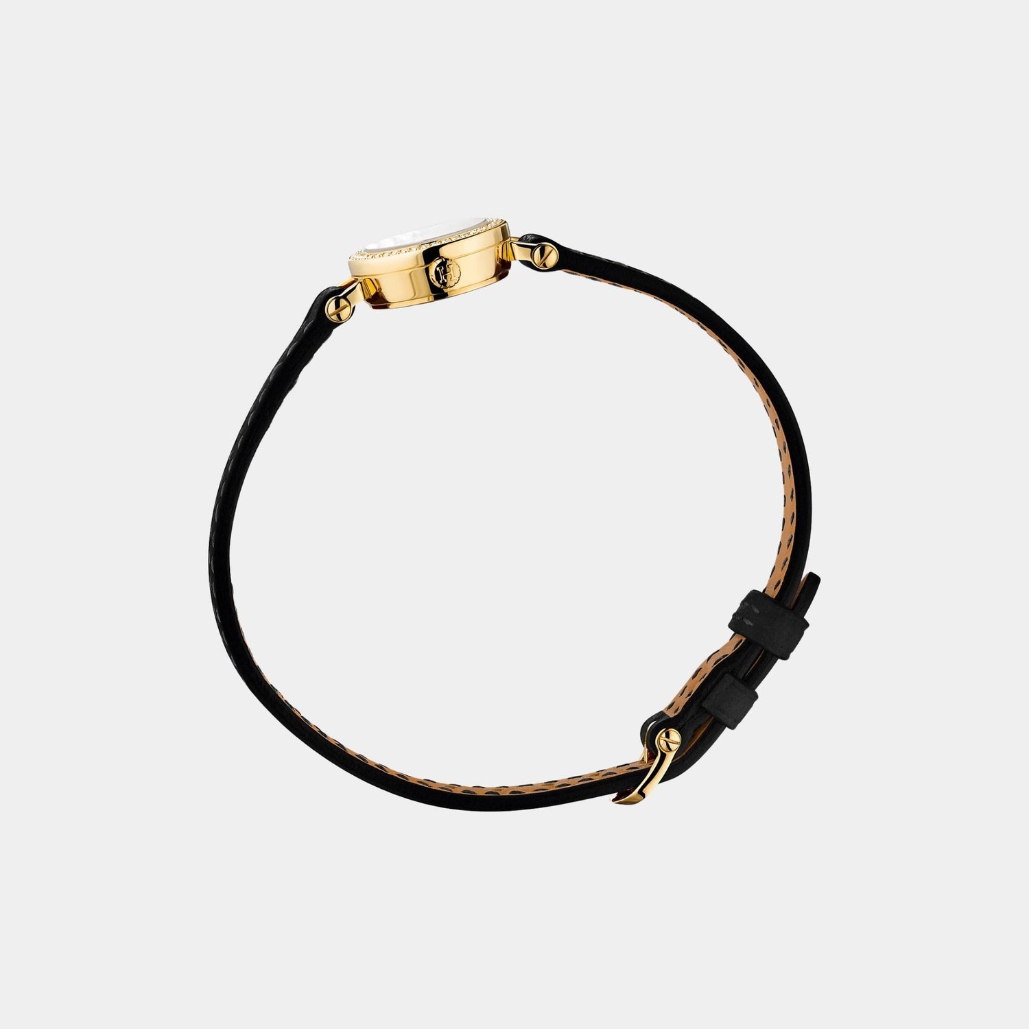 Hermes Faubourg Yellow Gold 15 mm Watch, Side
