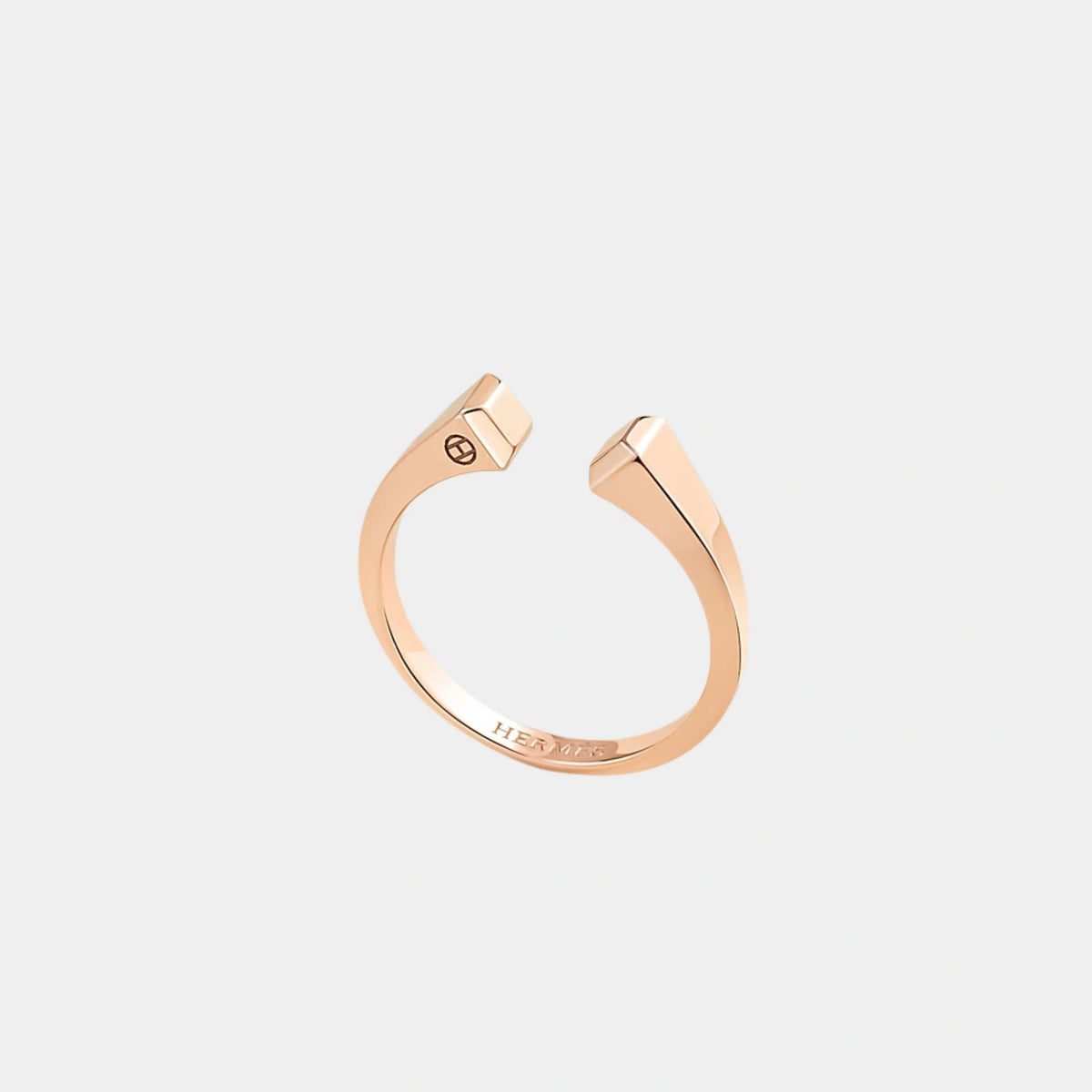 خاتم Forge Nail صغير من ذهب وردي