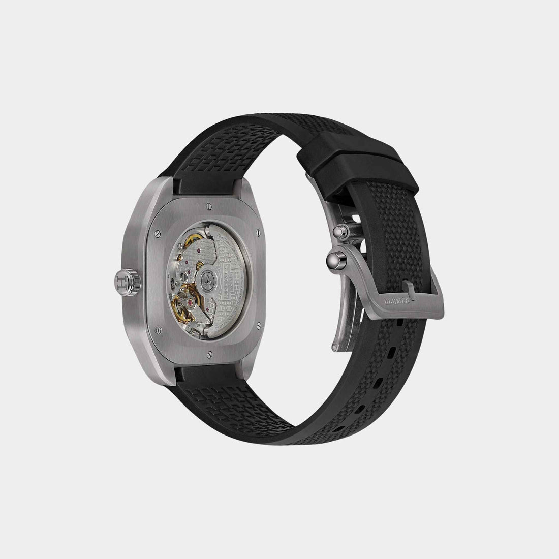 Hermes H08 42 mm Titanium Watch With Mirror-Polished Chamfers, Back