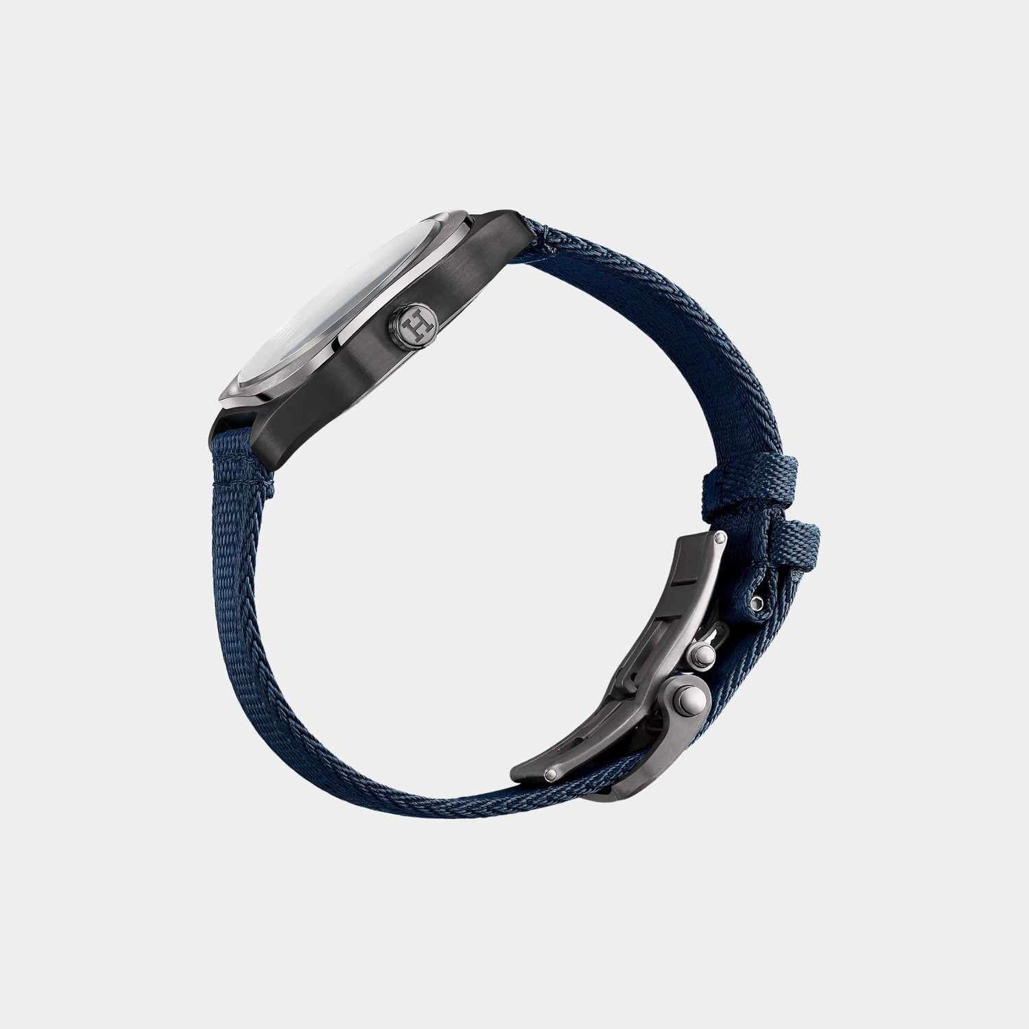 Hermes H08 Watch In Matte Black Satin-Finished Titanium, Side