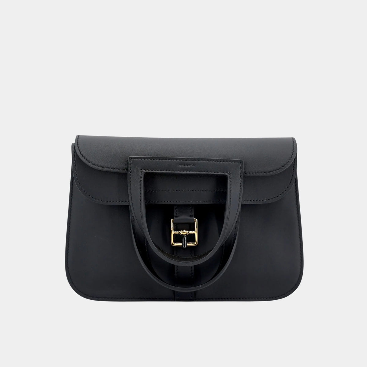 Hermes Halzan Mini Swift Black GHW