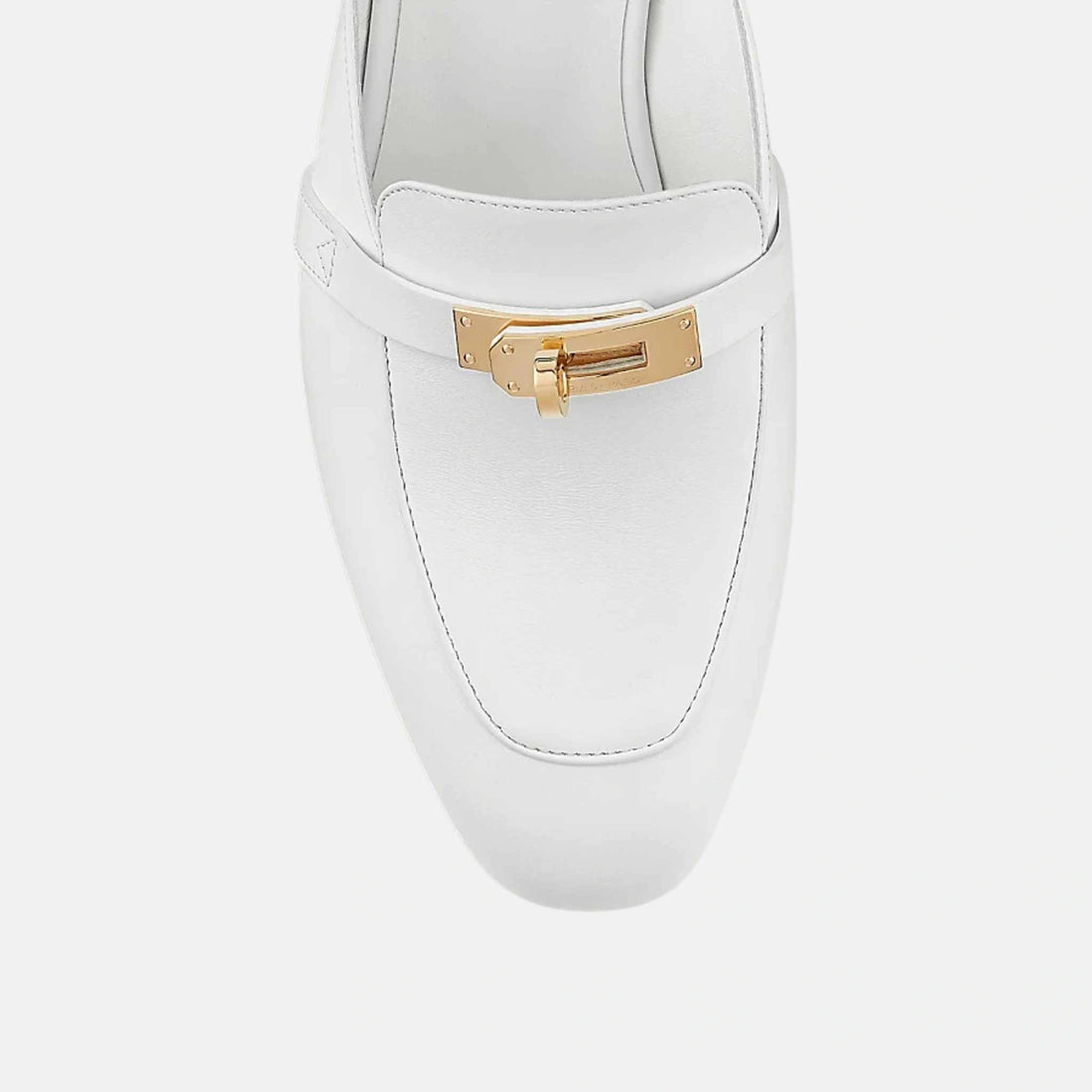 Oz mule Calfskin PBHW, Blanc, Top