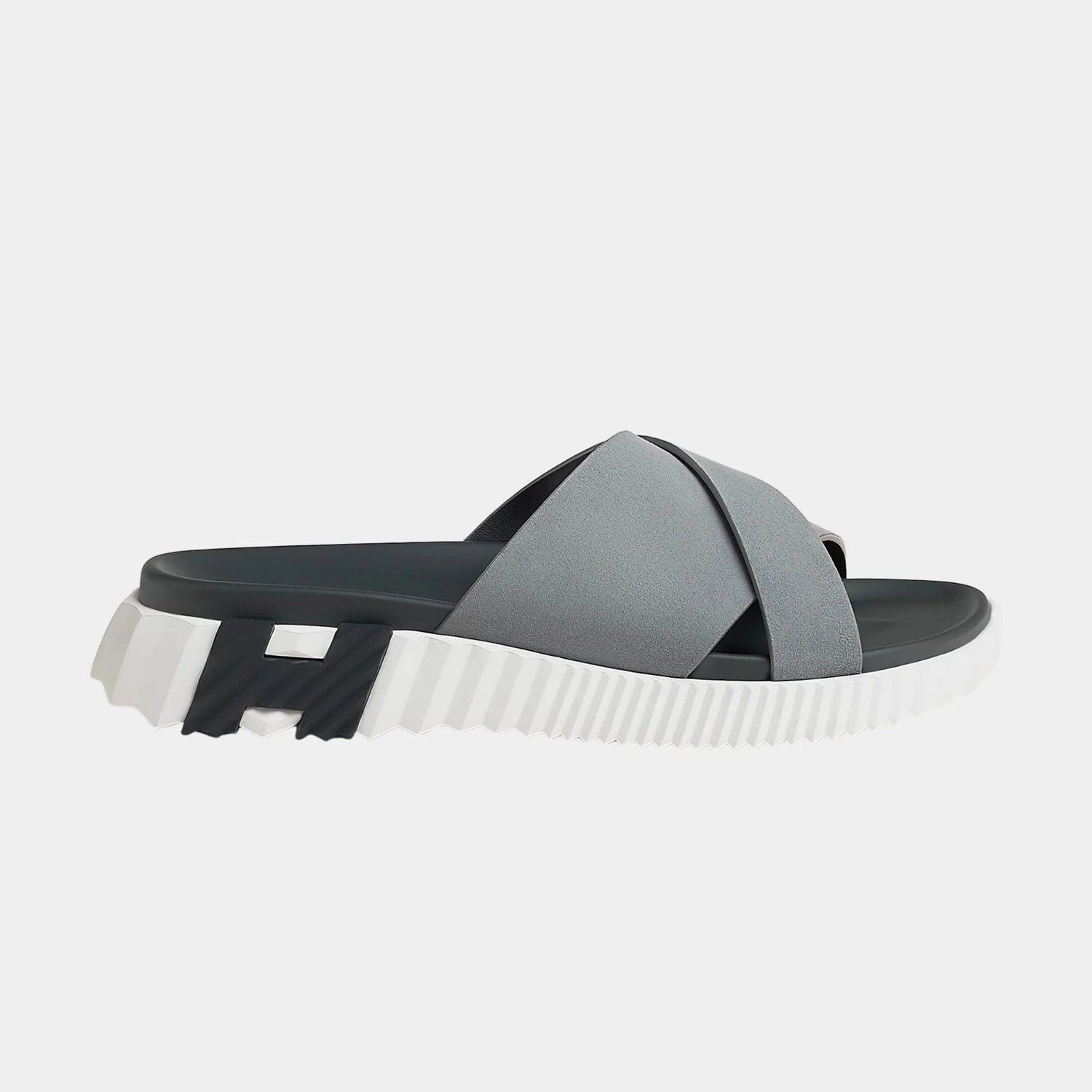 Infra Sandals in Suede Goatskin