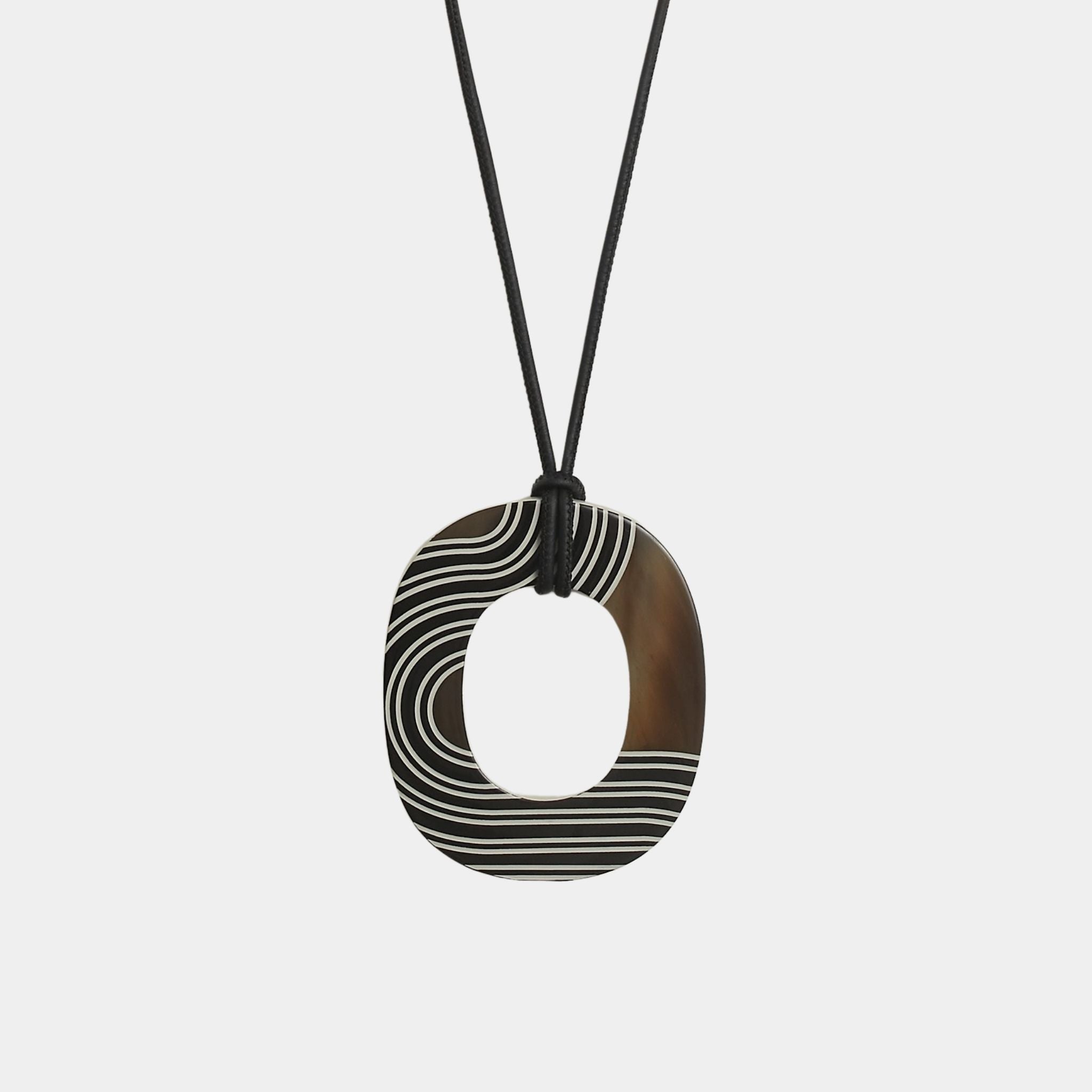 （HERMES）Isthme Pop pendant GM Hermes Pop H Pendant Chain Necklace Metal and Enamel Mini