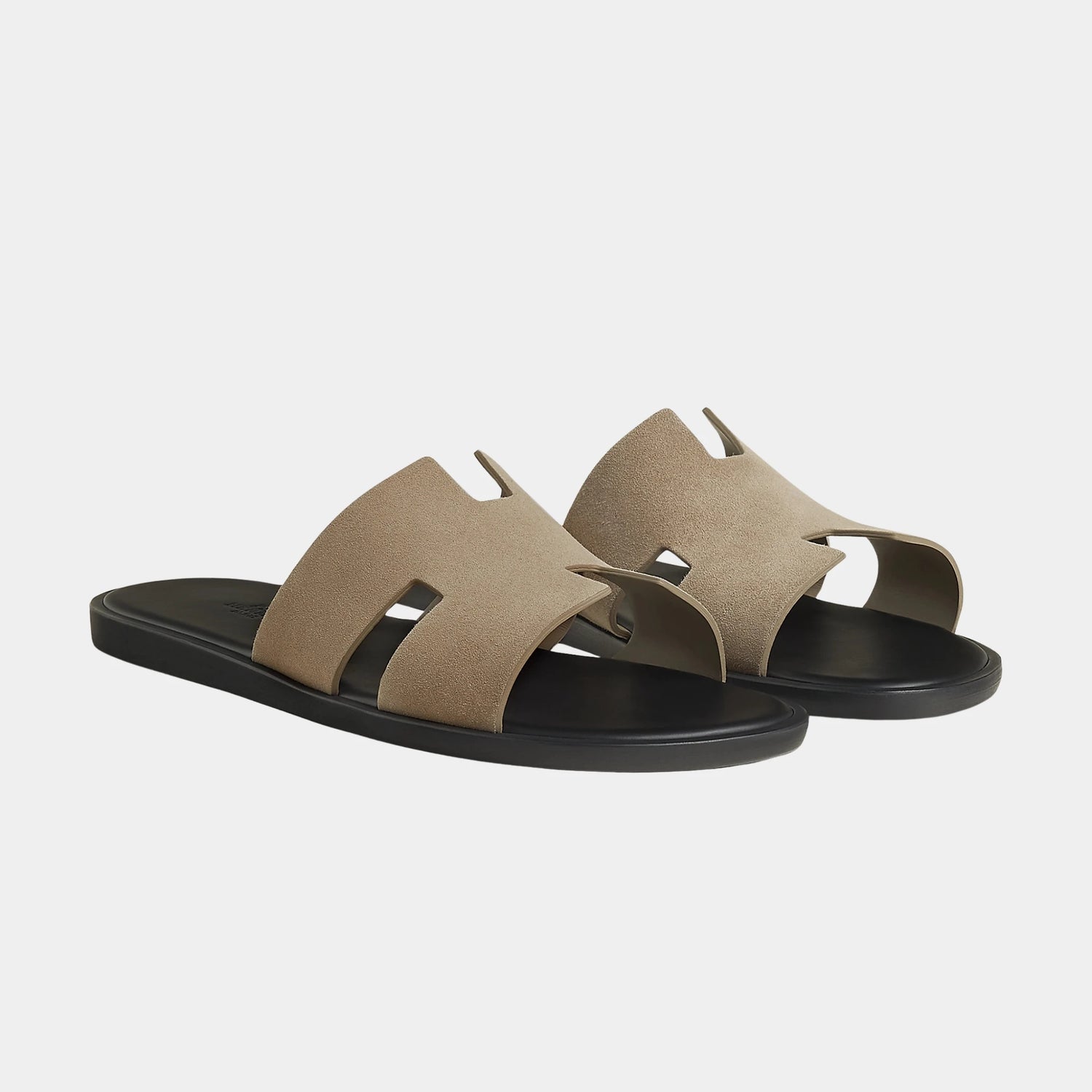 Izmir Sandal In Suede Goatskin
