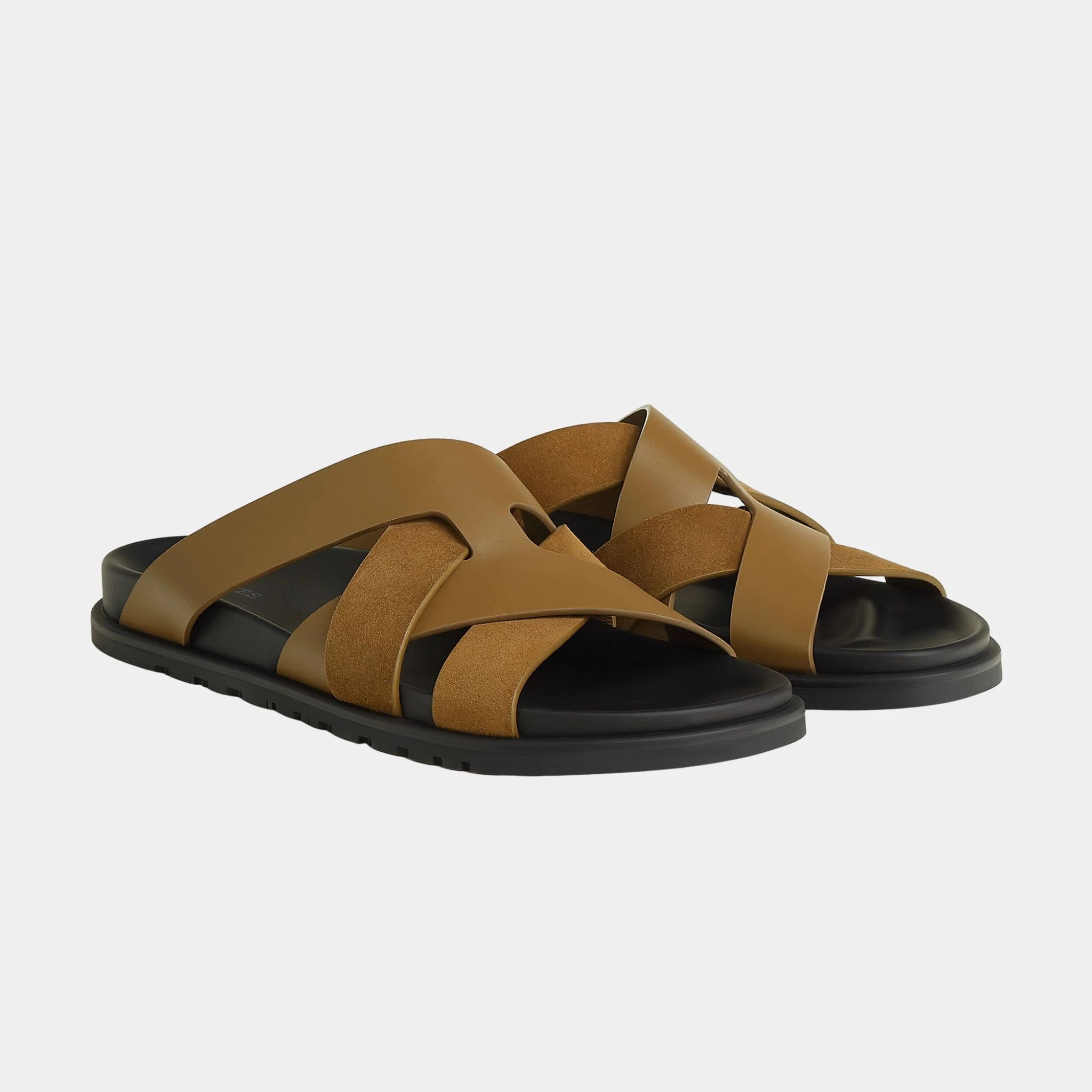 Kazimir Sandals in Calfskin and Suede