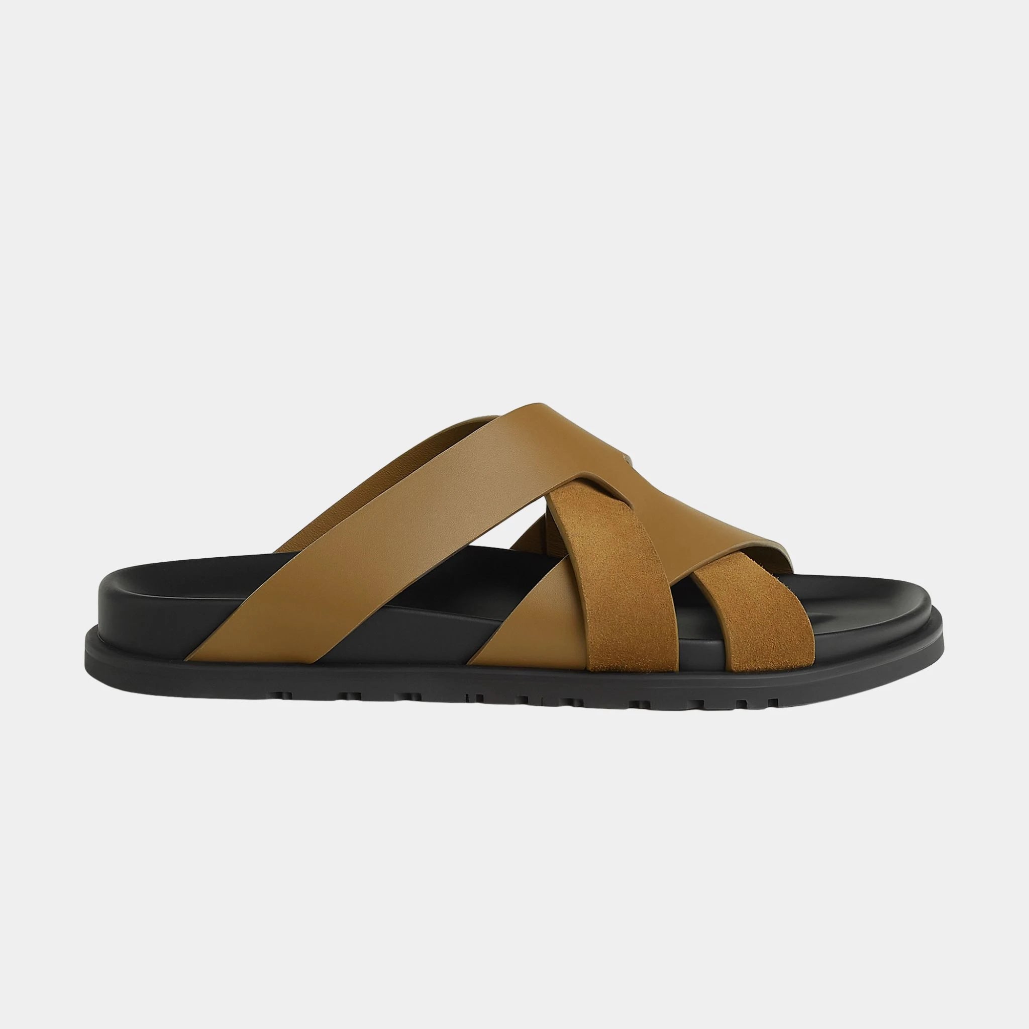 Kazimir Sandals in Calfskin and Suede