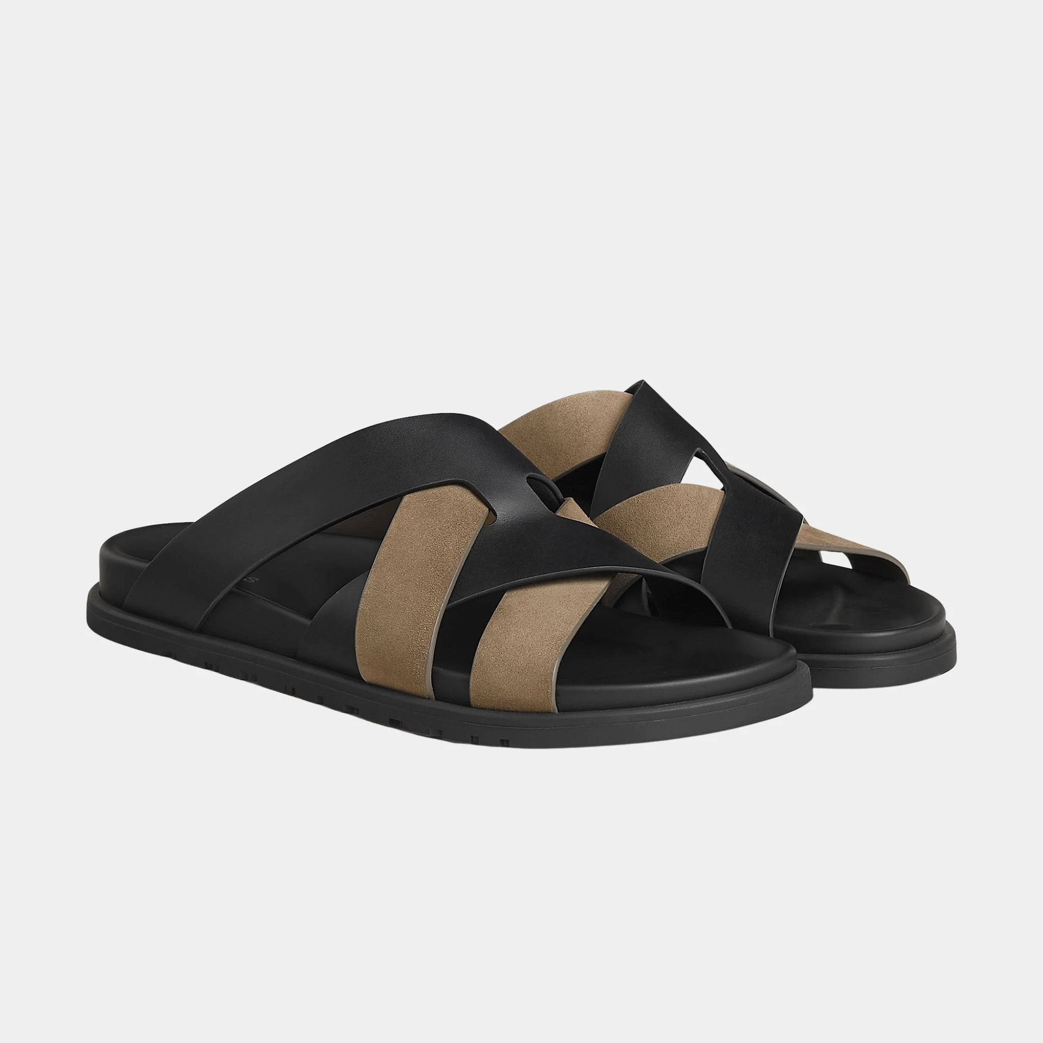 Kazimir Sandals in Calfskin and Suede