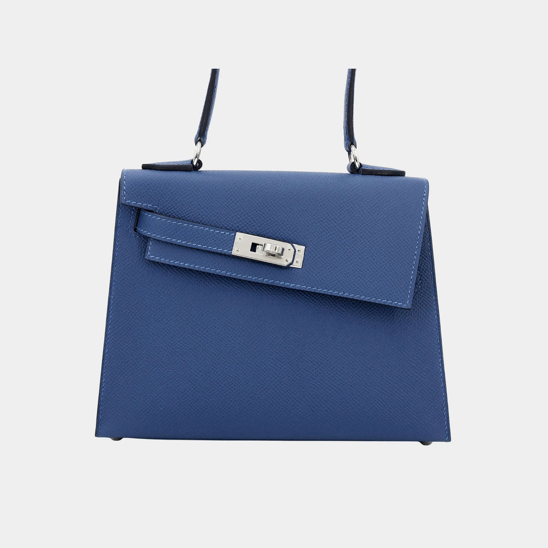 Hermes Kelly 20 Epsom إصدار محدود En Desordre أزرق Tie PHW، الجهة الخلفية