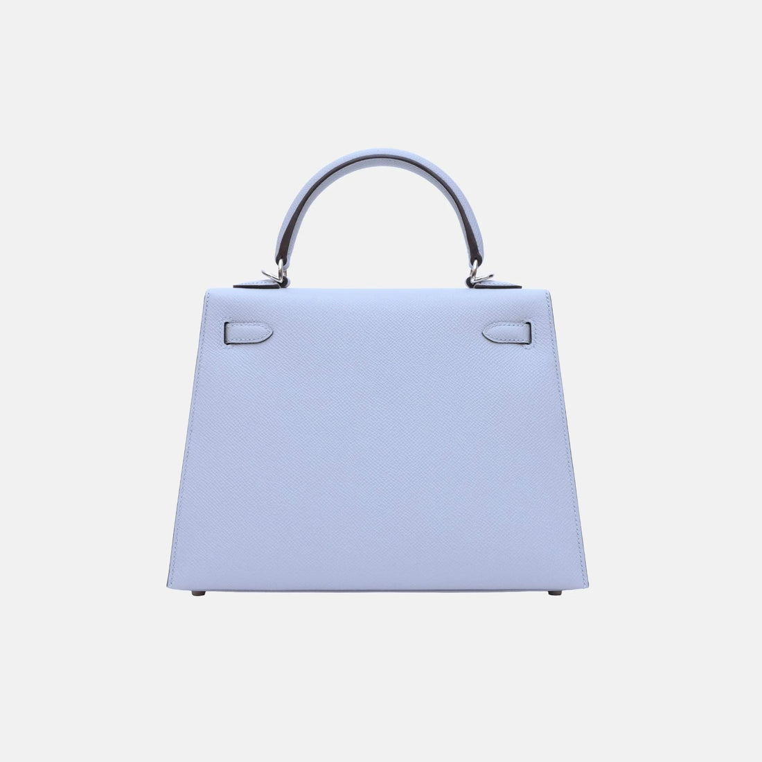 Hermes Kelly 25 أزرق جليدي Epsom PHW، من الخلف