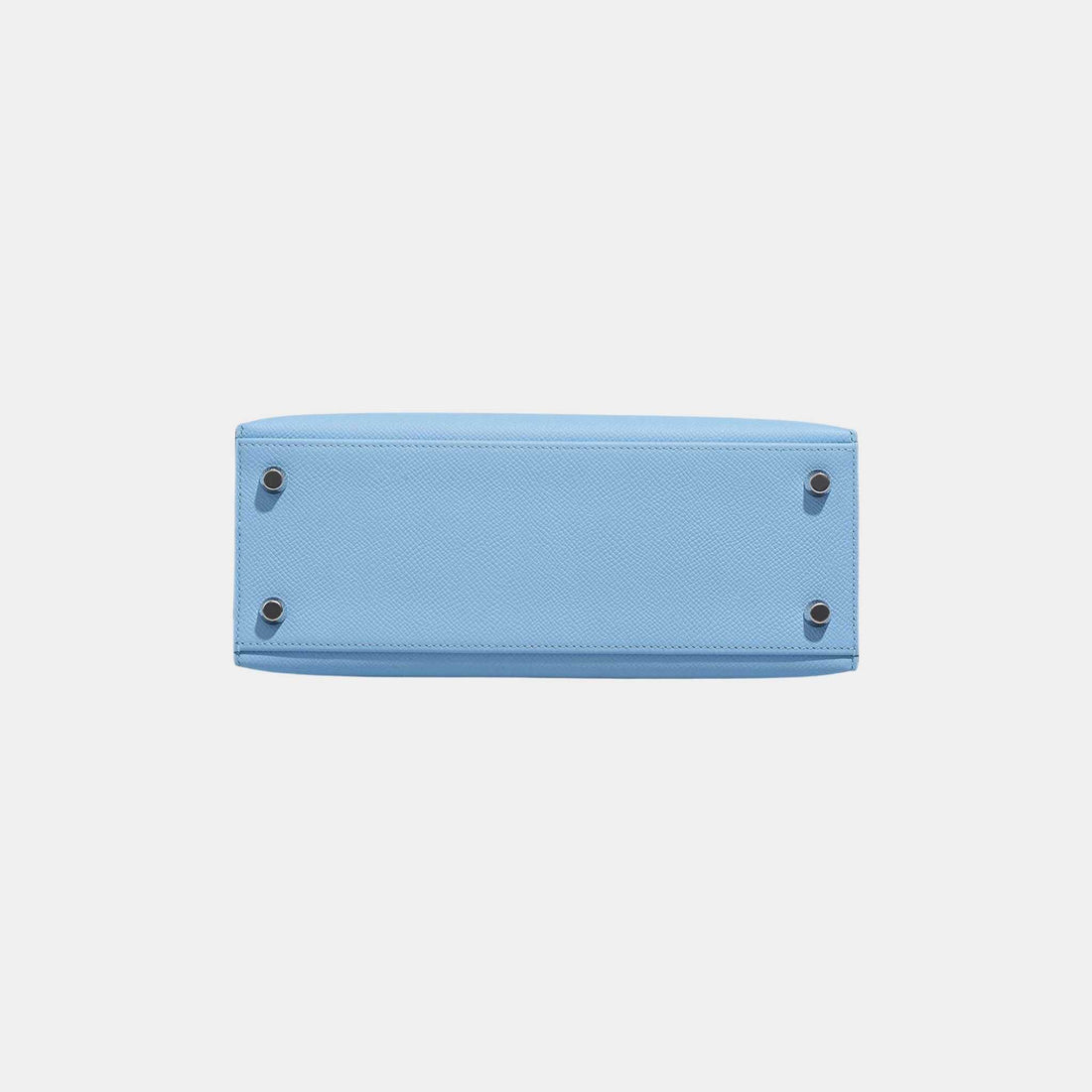 Hermes Kelly 25 Epsom Bleu Celeste PHW، الجزء السفلي