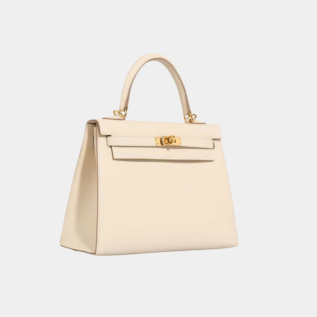 Hermes Kelly 25 Epsom Craie GHW، منظر جانبي
