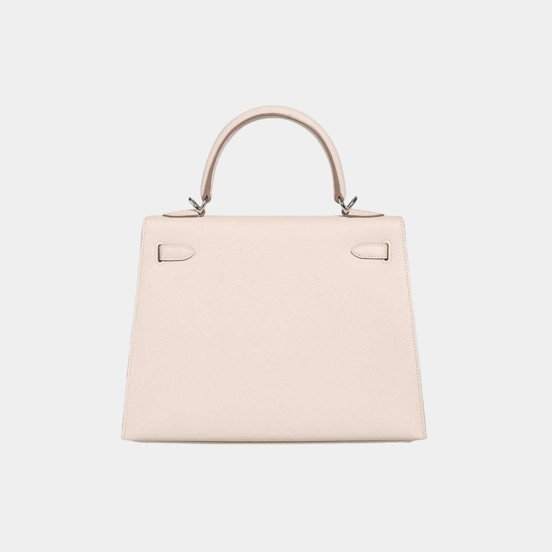 Hermes Kelly 25 Epsom كراي PHW، من الخلف