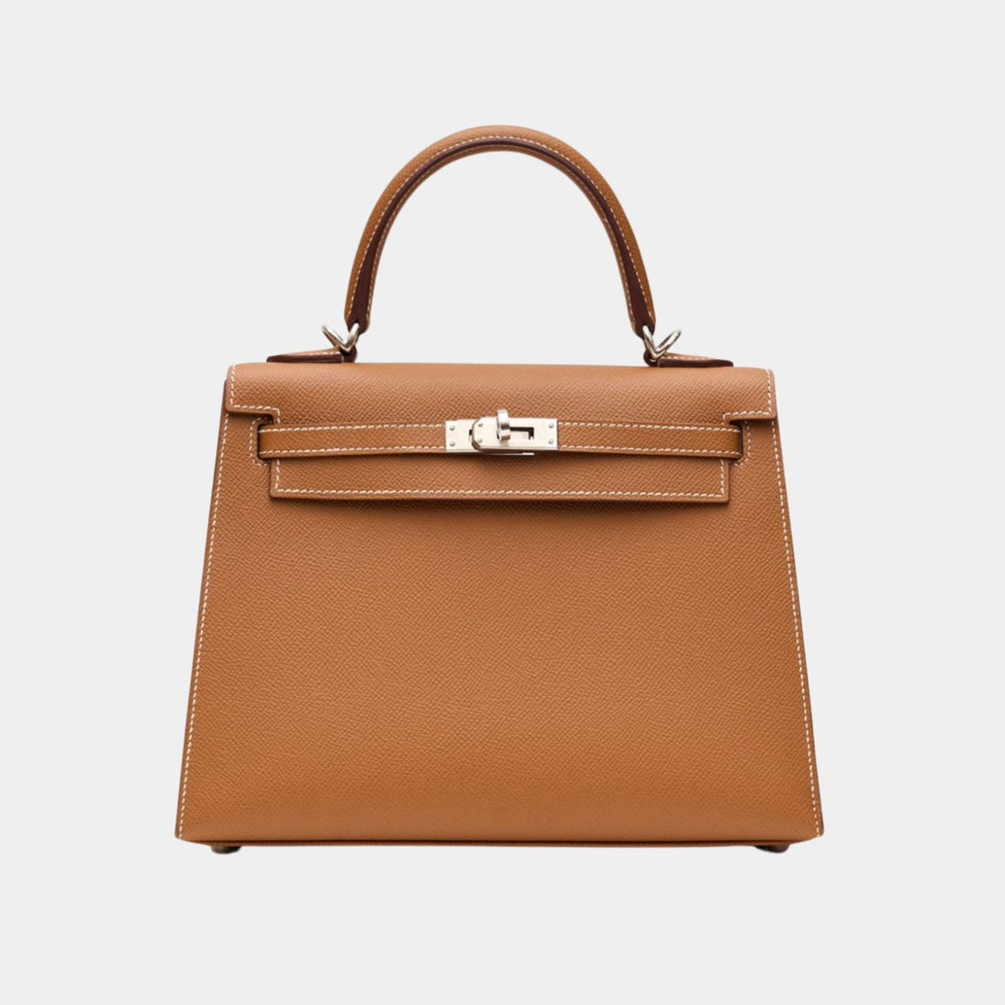 Hermes Kelly 25 Epsom Gold PHW, Front