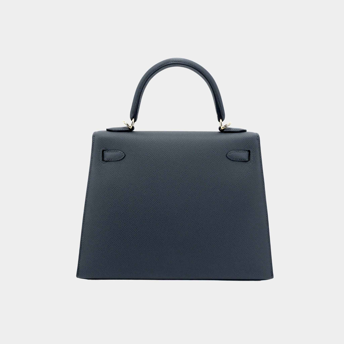 Hermes Kelly 25 Epsom Sellier Gris Misty PBHW، من الخلف