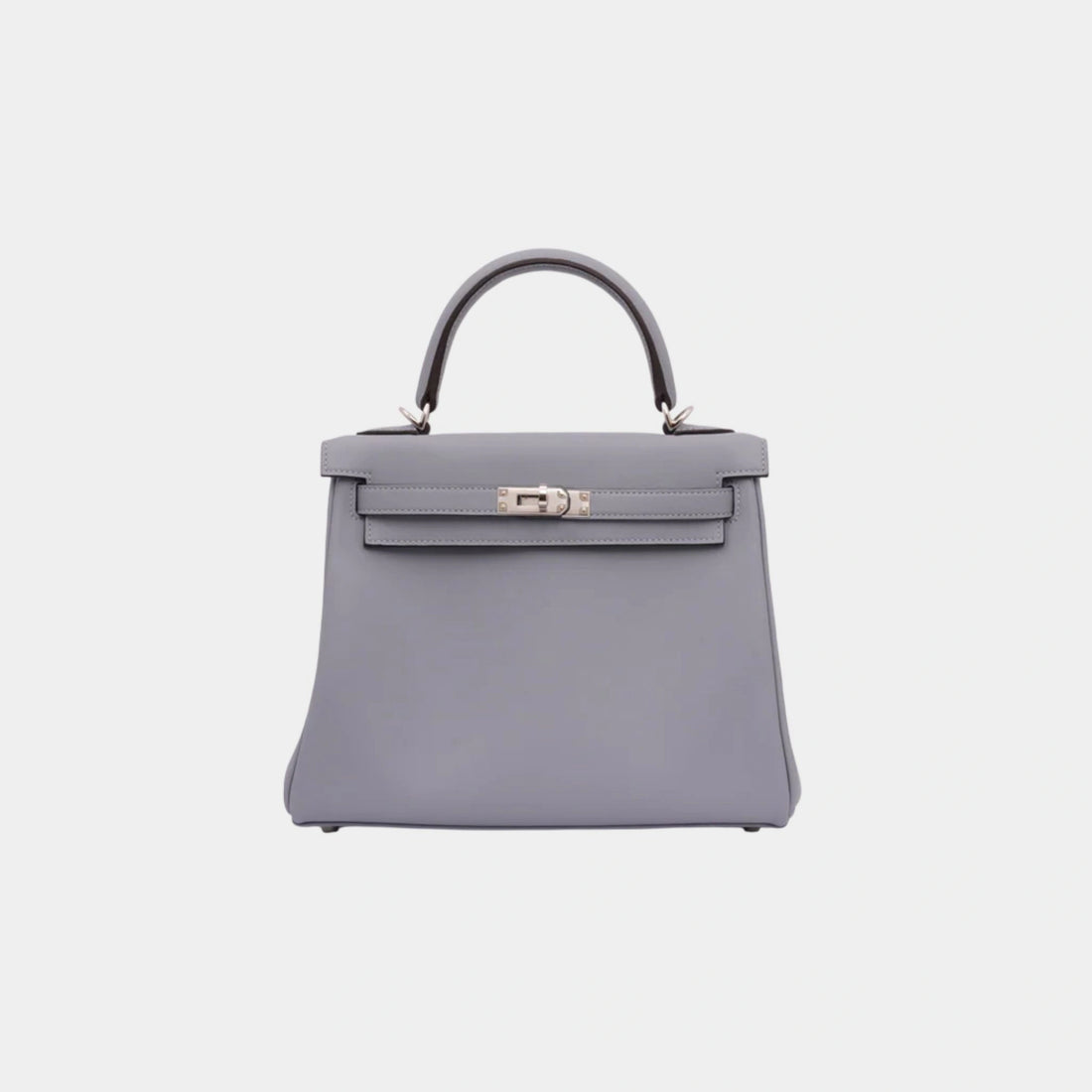 Hermes Kelly 25 Swift Bleu Lin PHW